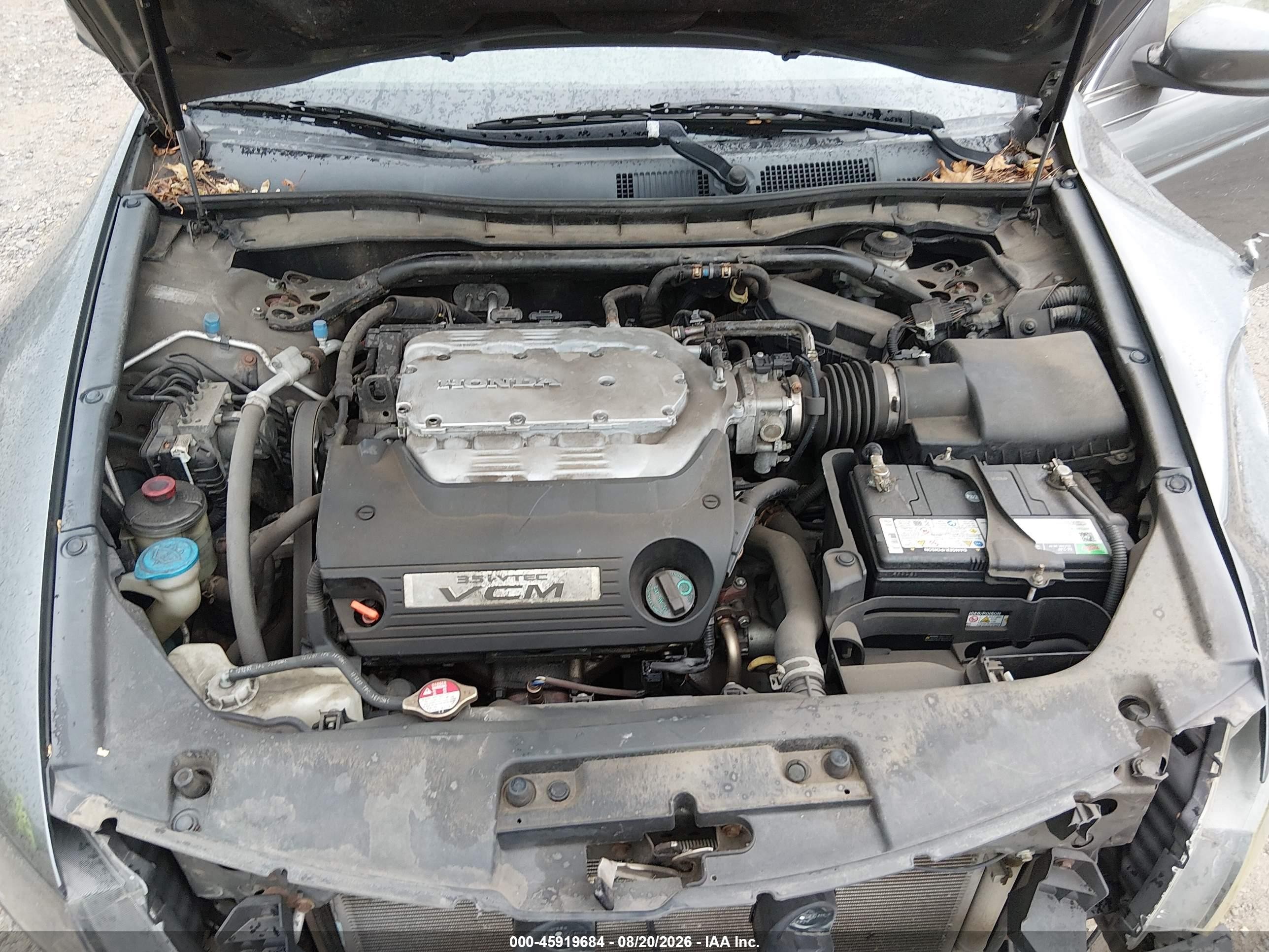 2008 Honda Accord 3.5 Ex-l Gray vin: 1HGCS22808A014302
