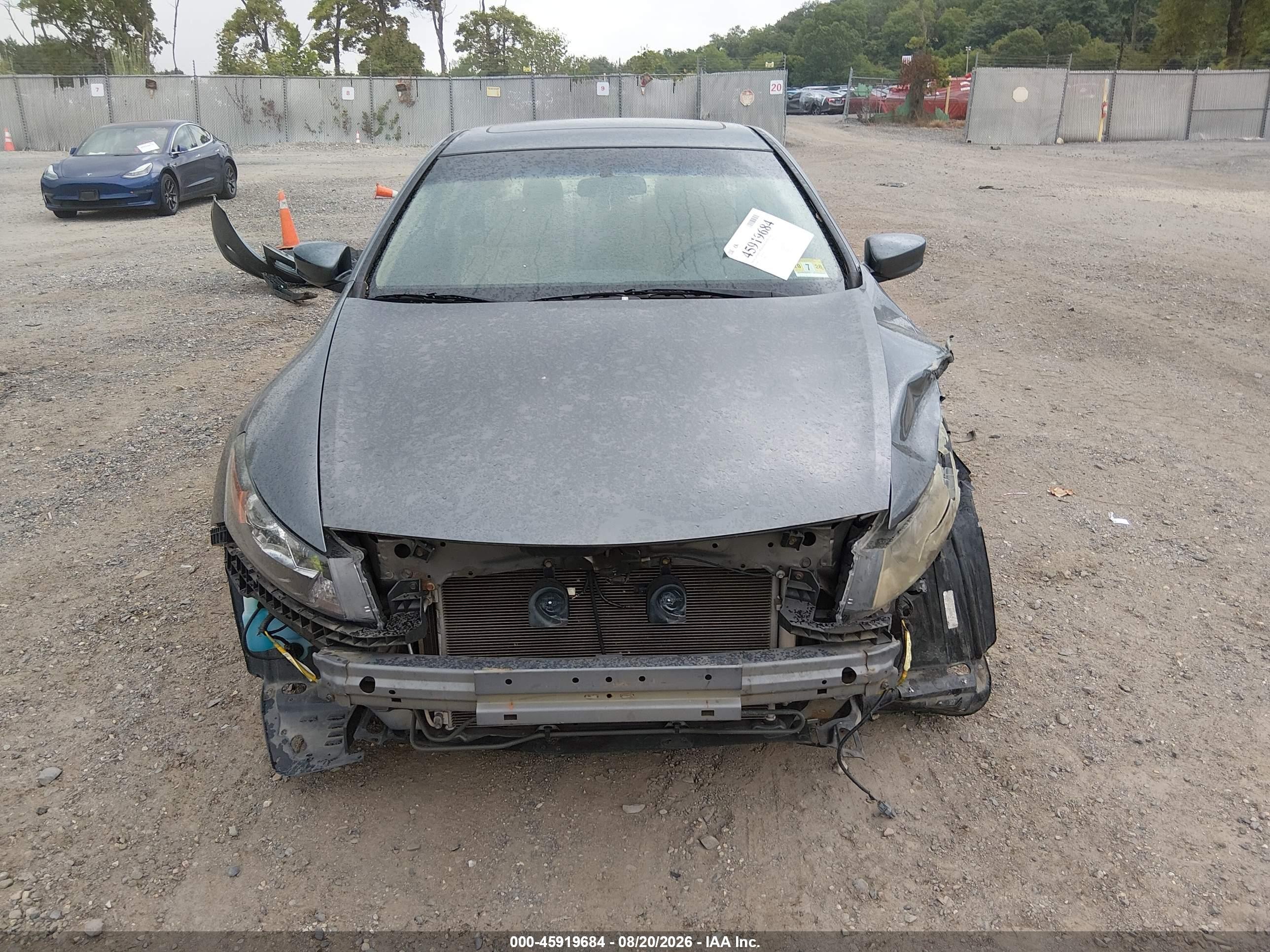 2008 Honda Accord 3.5 Ex-l Gray vin: 1HGCS22808A014302