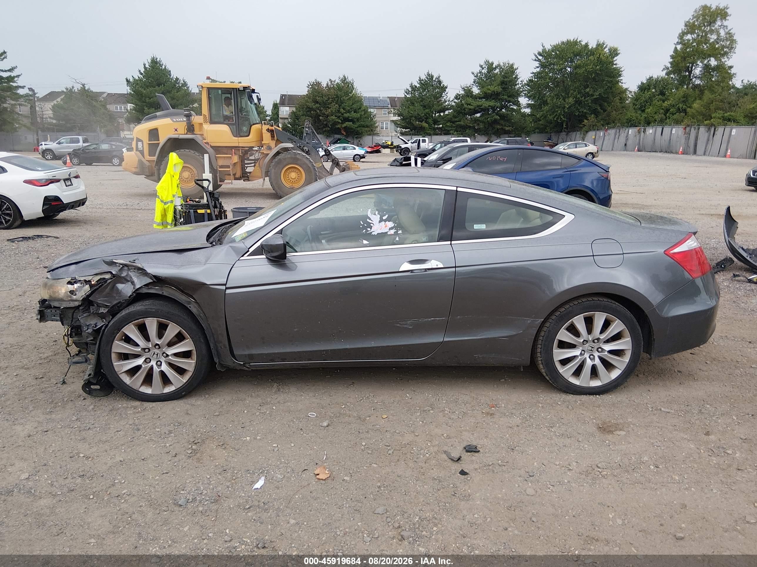 2008 Honda Accord 3.5 Ex-l Gray vin: 1HGCS22808A014302