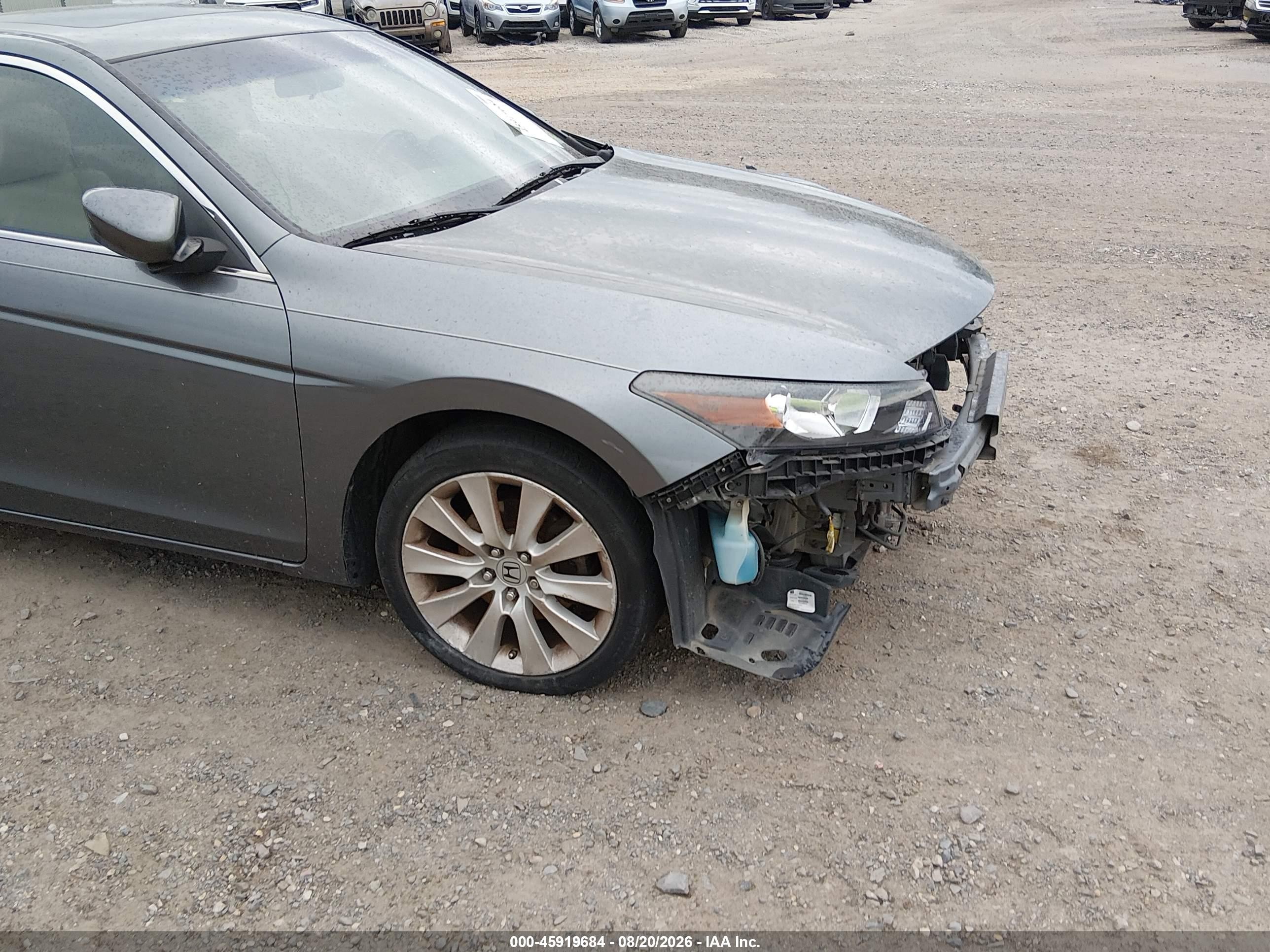 2008 Honda Accord 3.5 Ex-l Gray vin: 1HGCS22808A014302