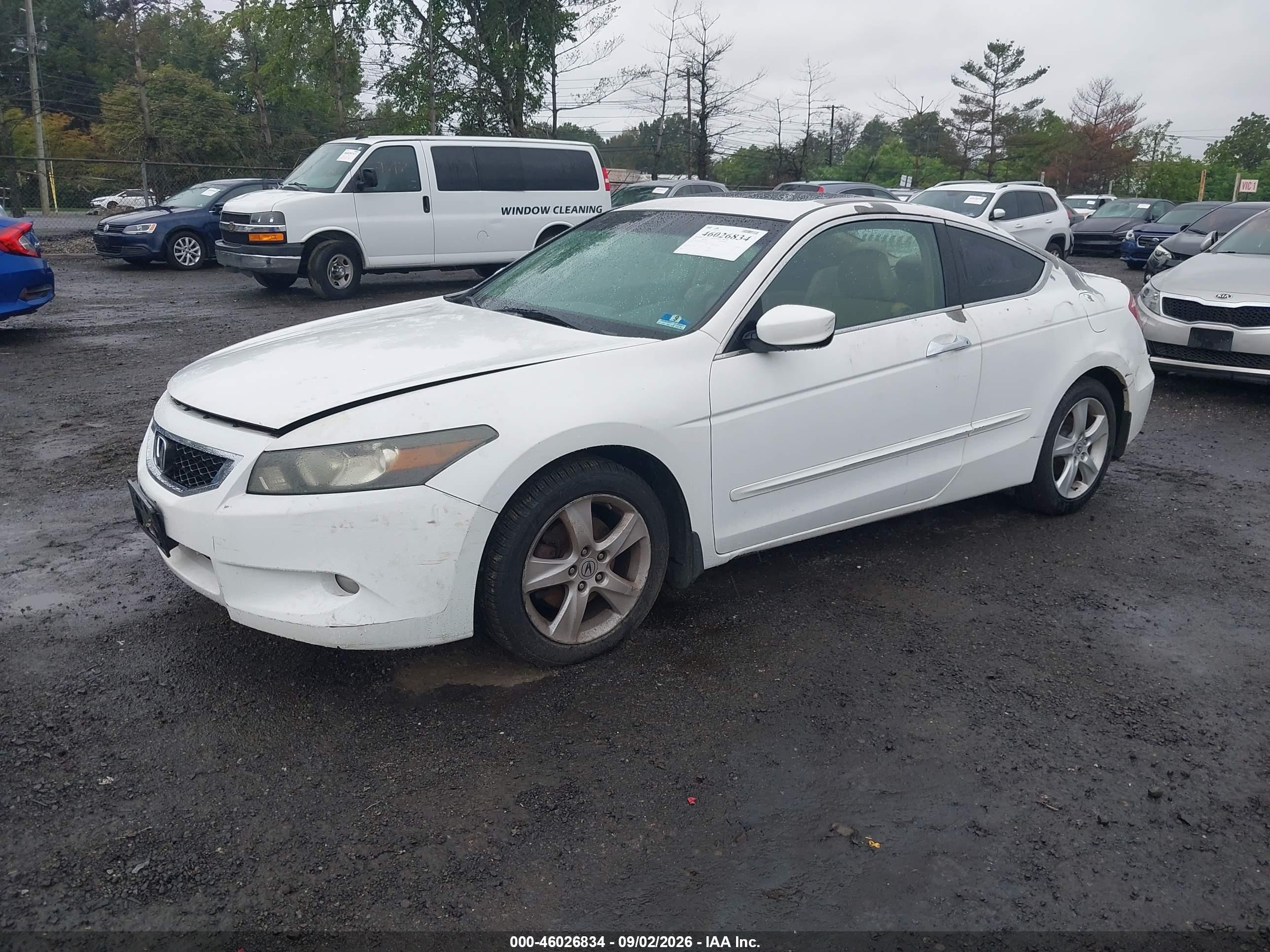 2008 Honda Accord 3.5 Ex-l White vin: 1HGCS22808A018088
