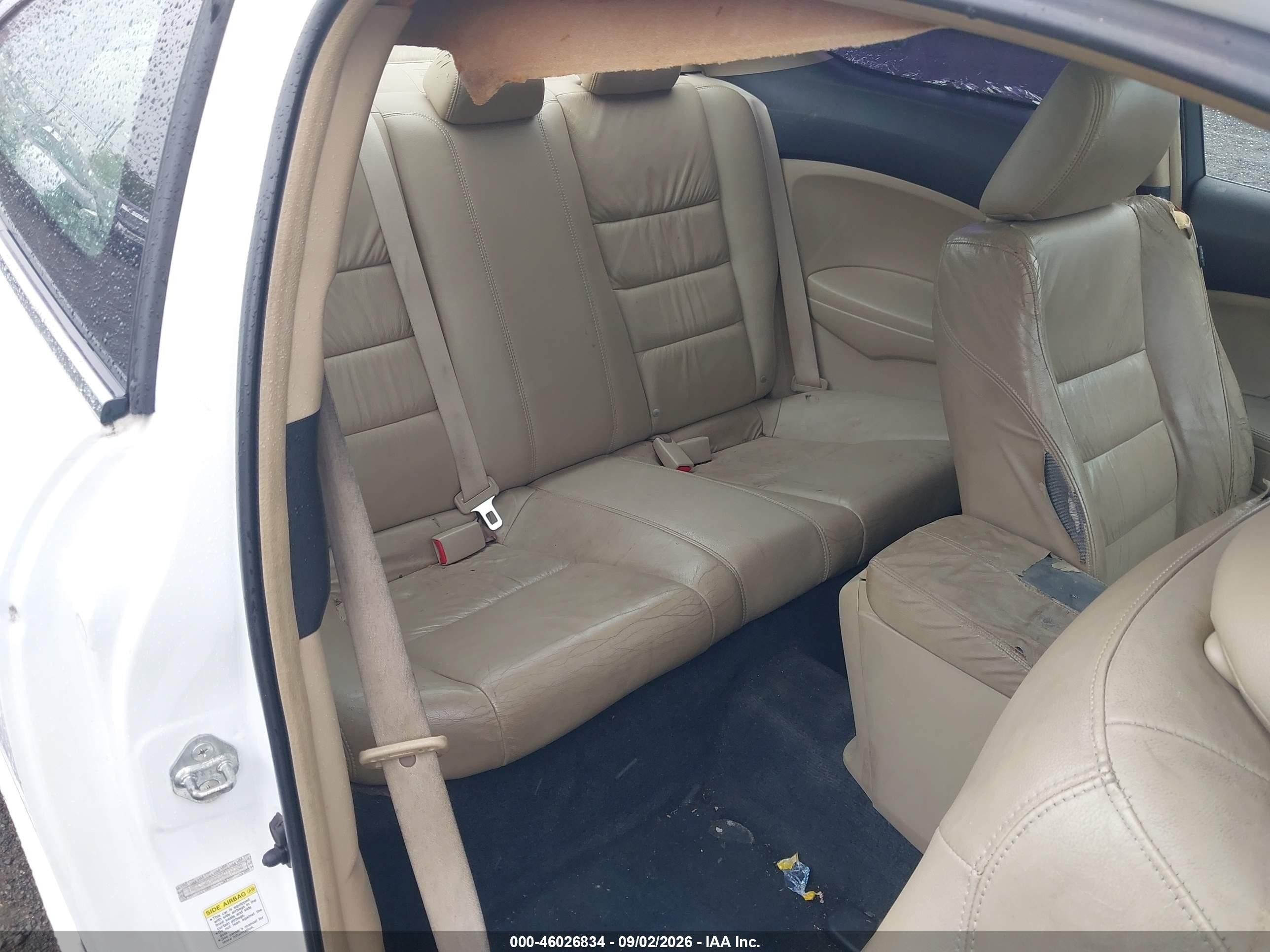 2008 Honda Accord 3.5 Ex-l White vin: 1HGCS22808A018088