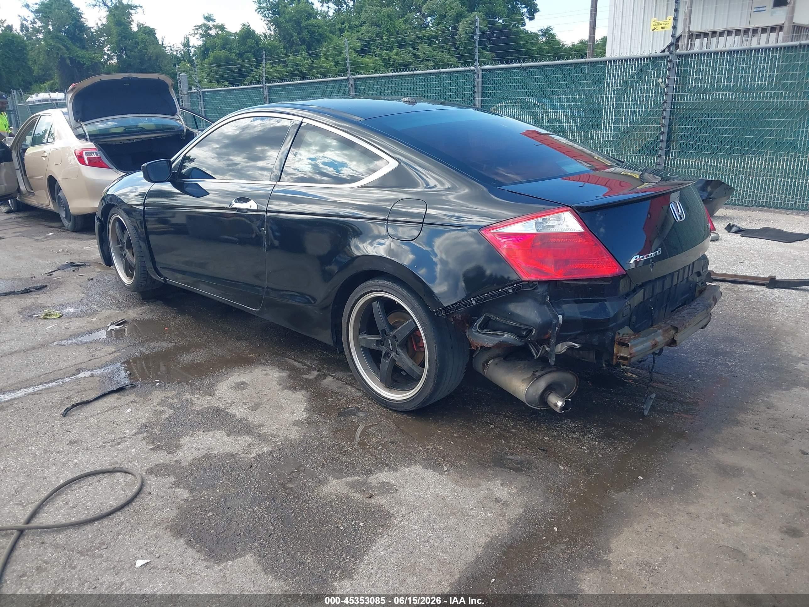 2009 Honda Accord 3.5 Ex-l Black vin: 1HGCS22809A001583