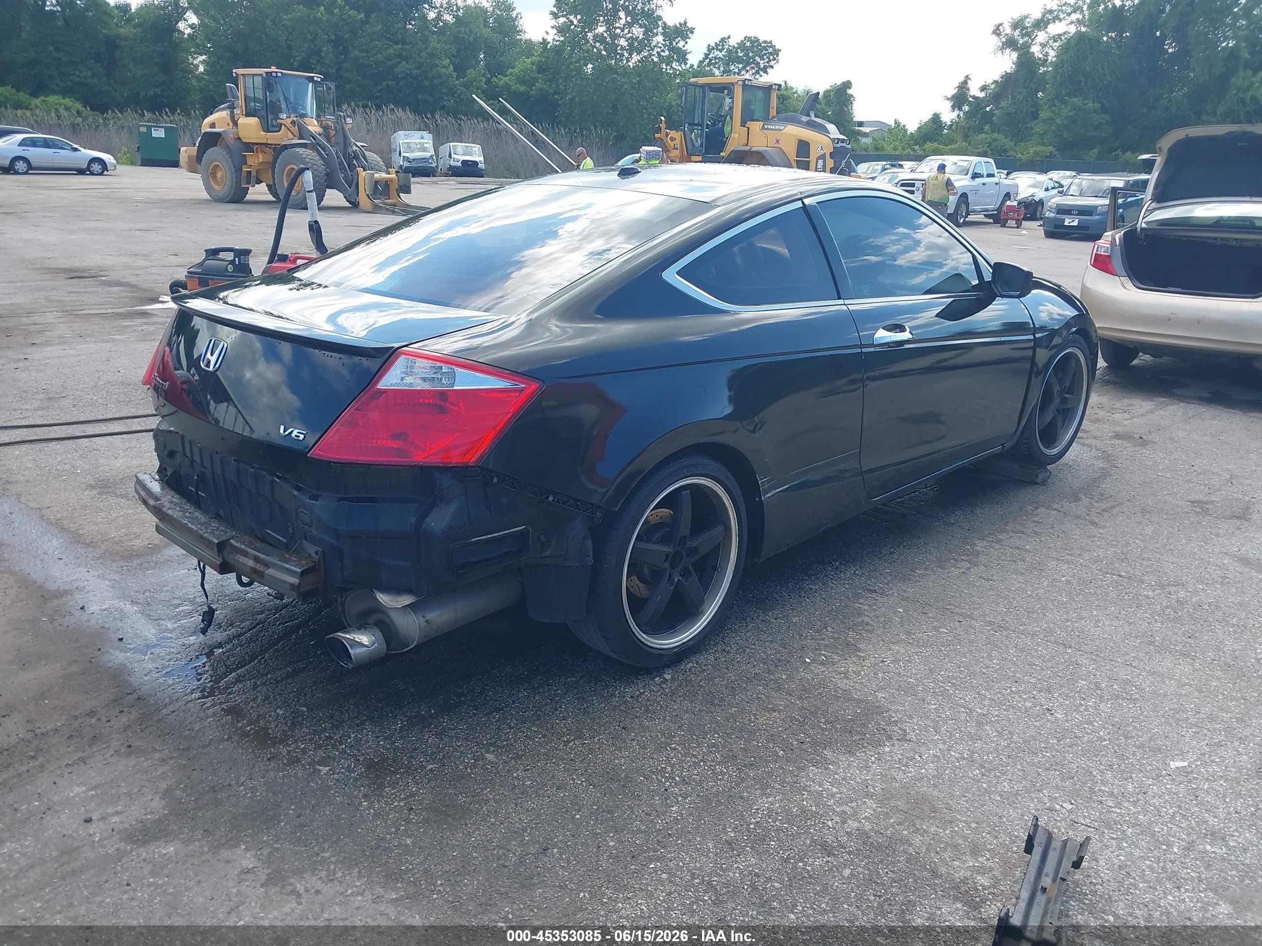 2009 Honda Accord 3.5 Ex-l Black vin: 1HGCS22809A001583