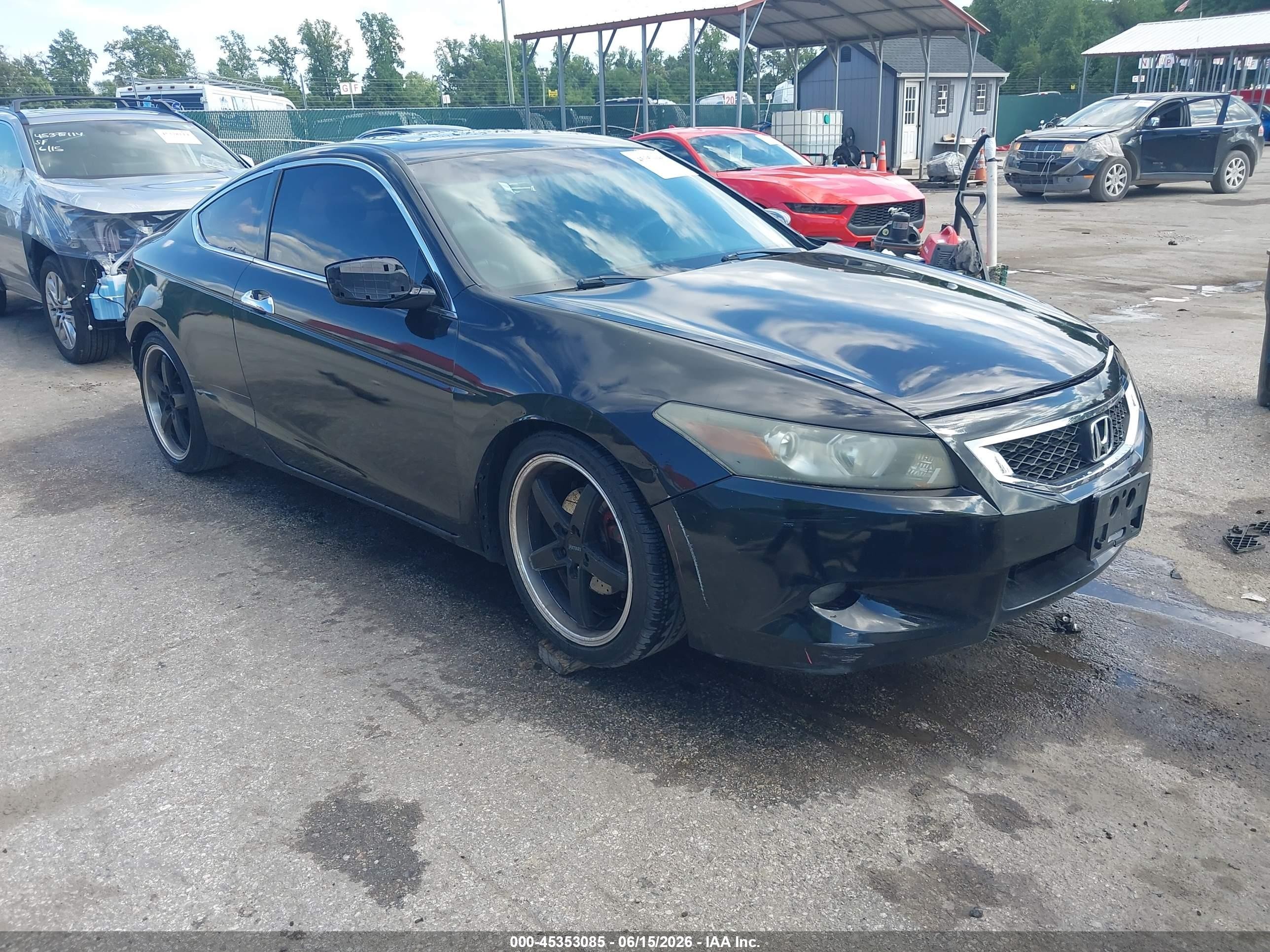 2009 Honda Accord 3.5 Ex-l Черный vin: 1HGCS22809A001583