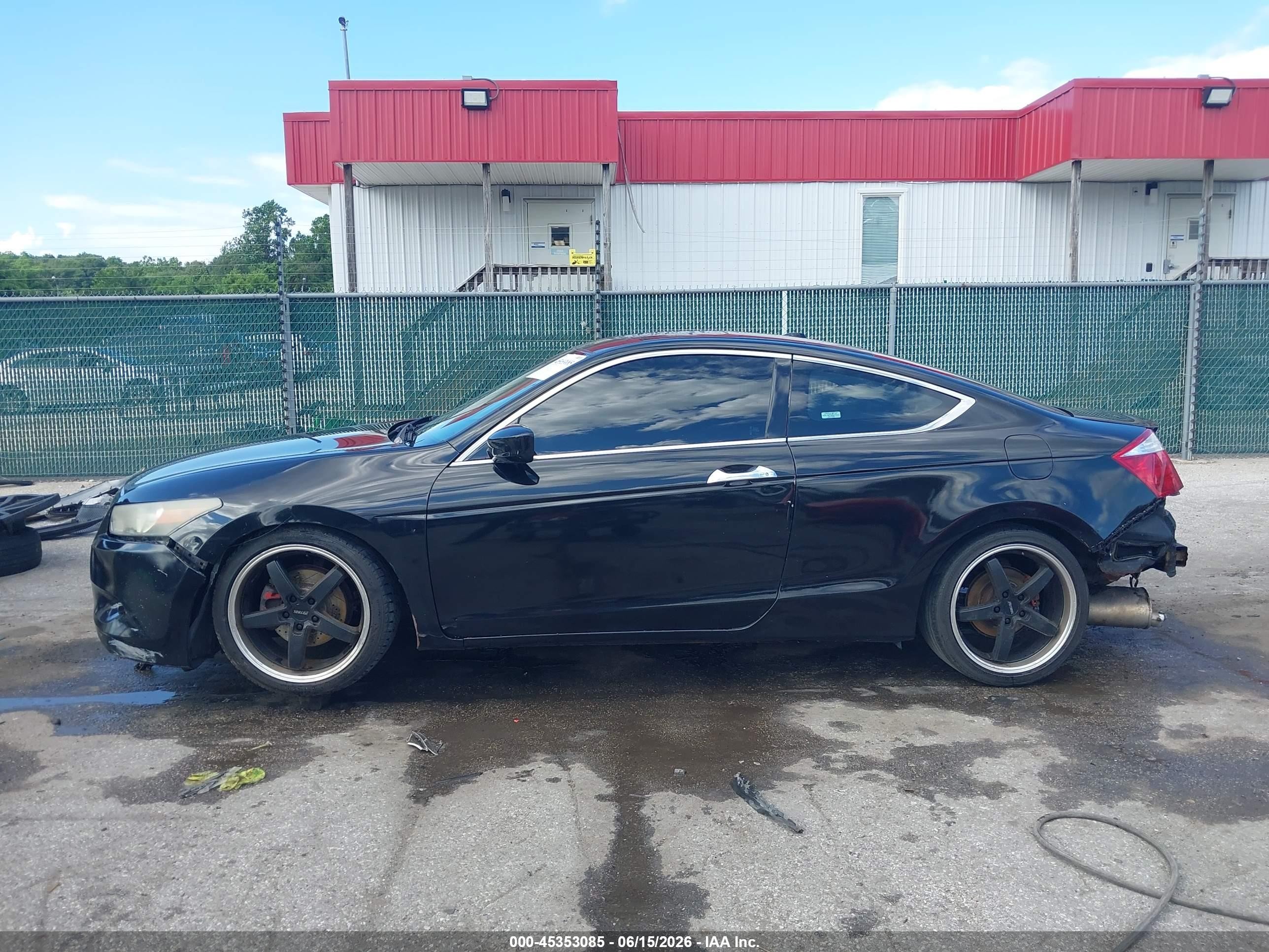 2009 Honda Accord 3.5 Ex-l Black vin: 1HGCS22809A001583