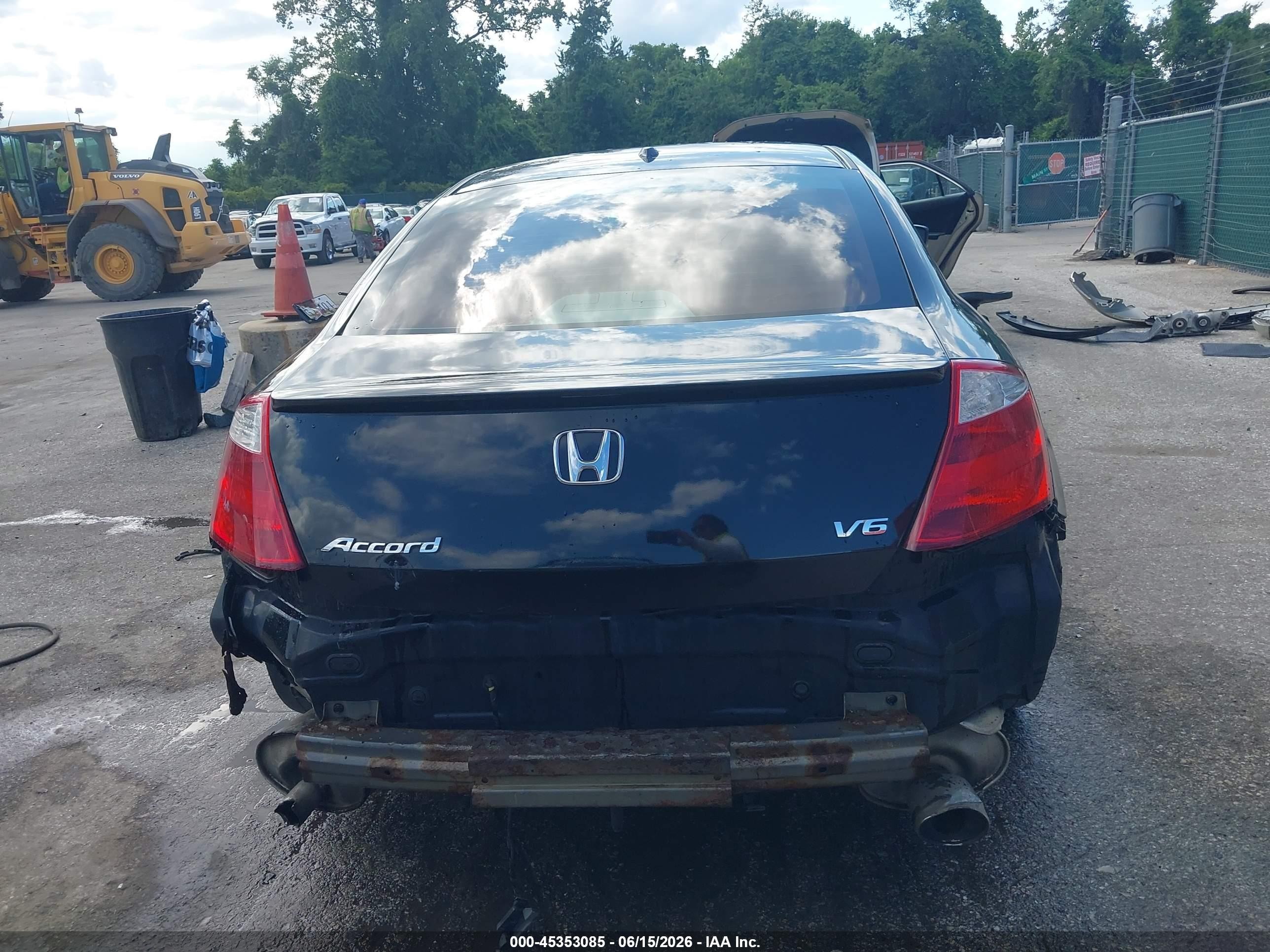 2009 Honda Accord 3.5 Ex-l Black vin: 1HGCS22809A001583