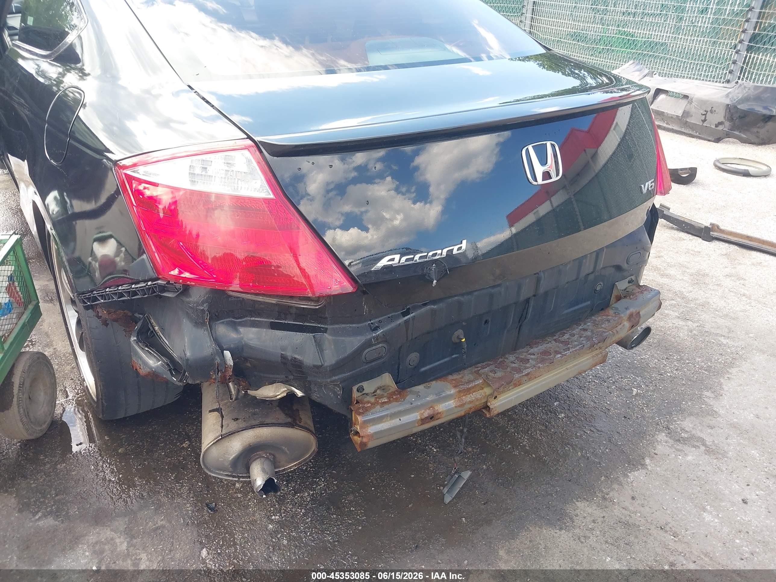 2009 Honda Accord 3.5 Ex-l Black vin: 1HGCS22809A001583