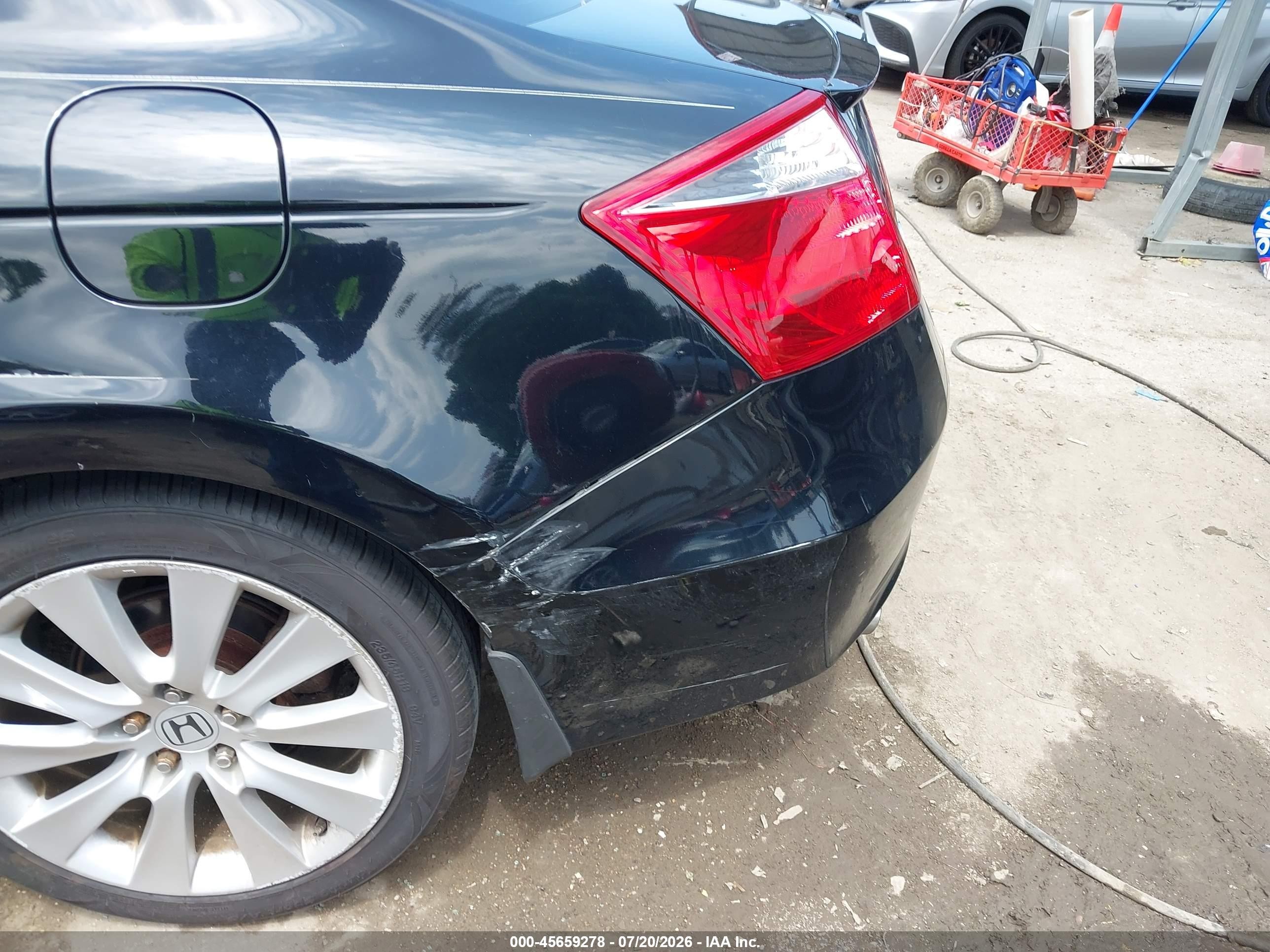 2009 Honda Accord 3.5 Ex-l Black vin: 1HGCS22809A003754