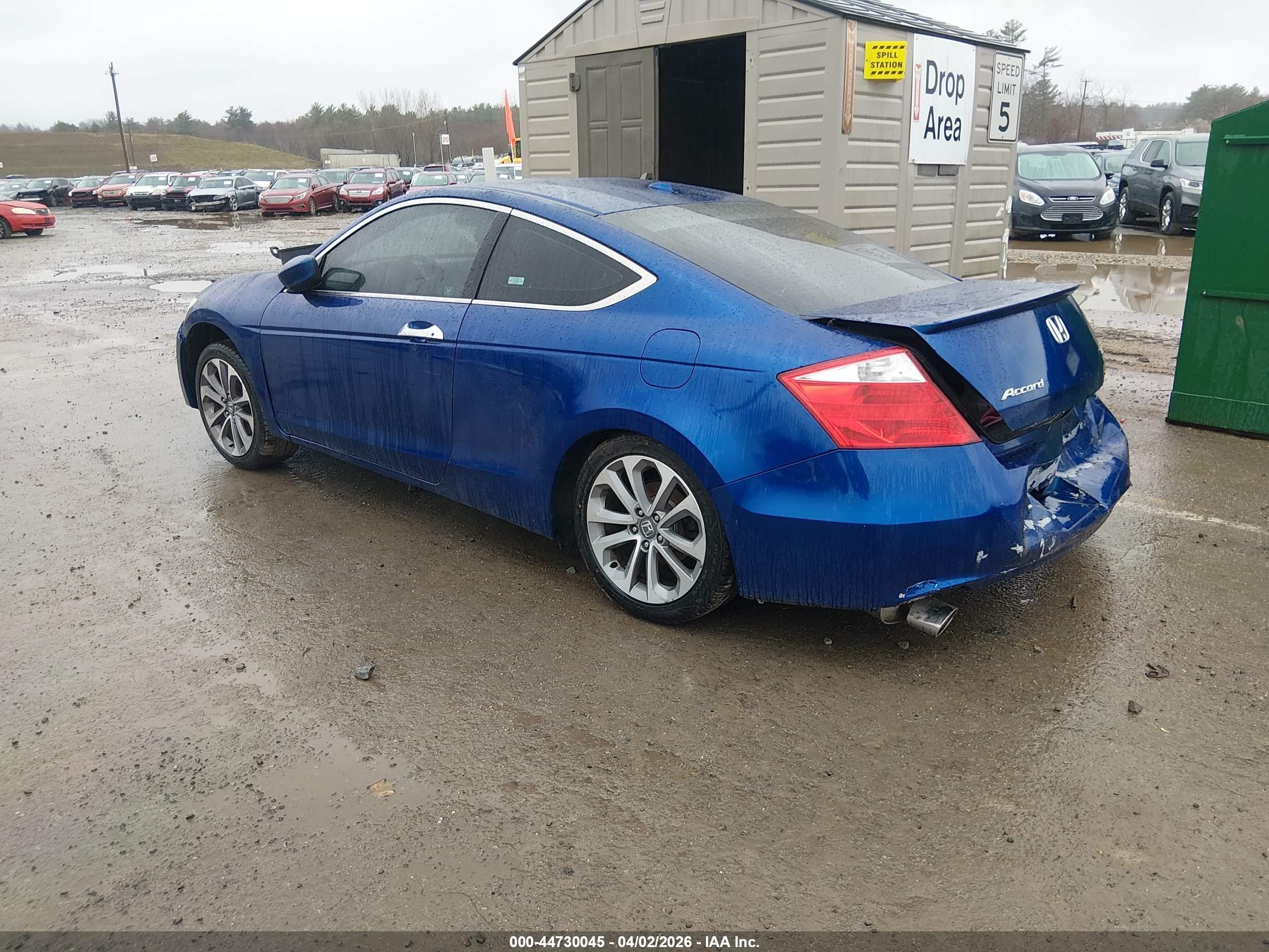2009 Honda Accord 3.5 Ex-l Blue vin: 1HGCS22809A005990