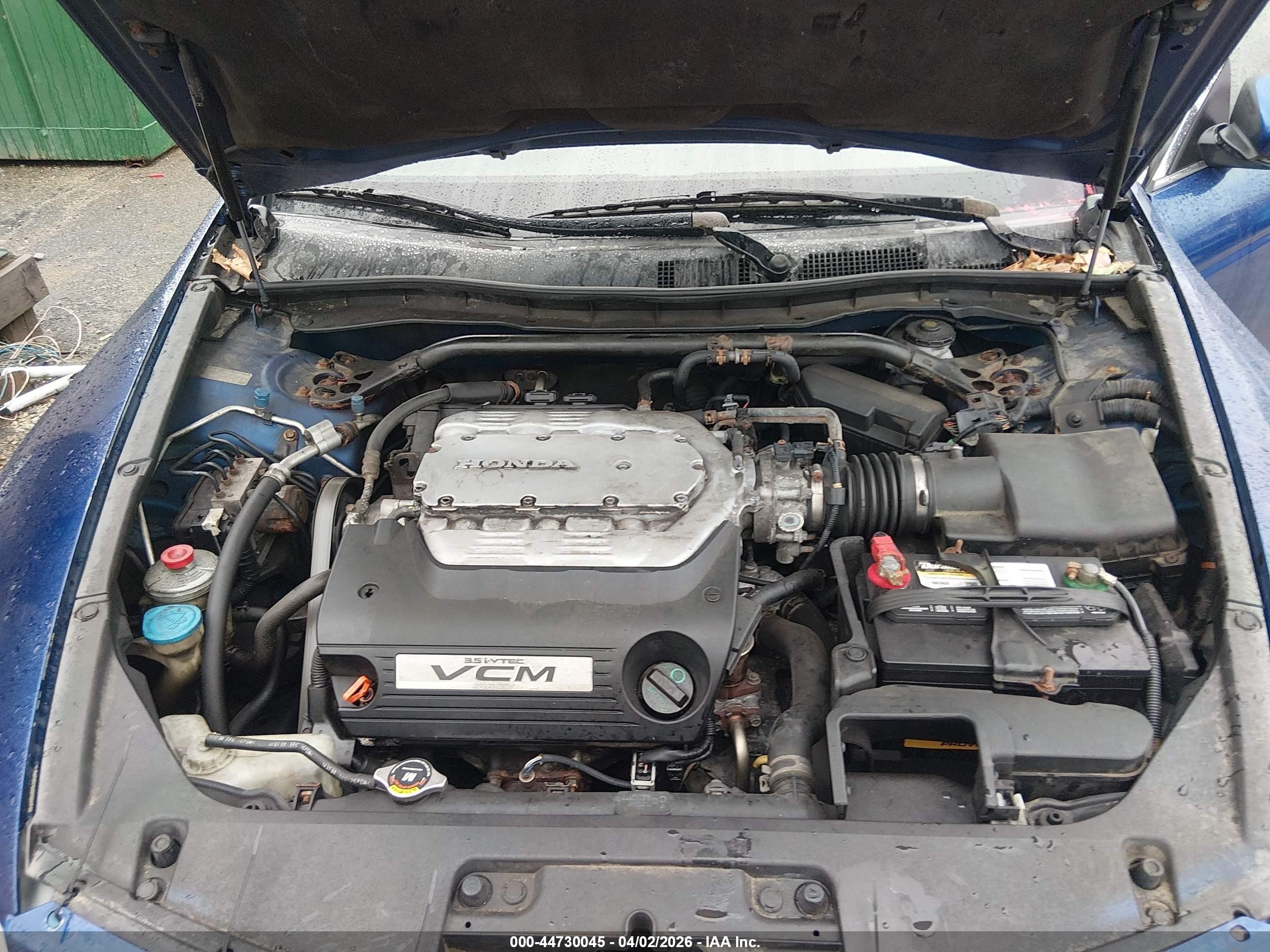 2009 Honda Accord 3.5 Ex-l Blue vin: 1HGCS22809A005990