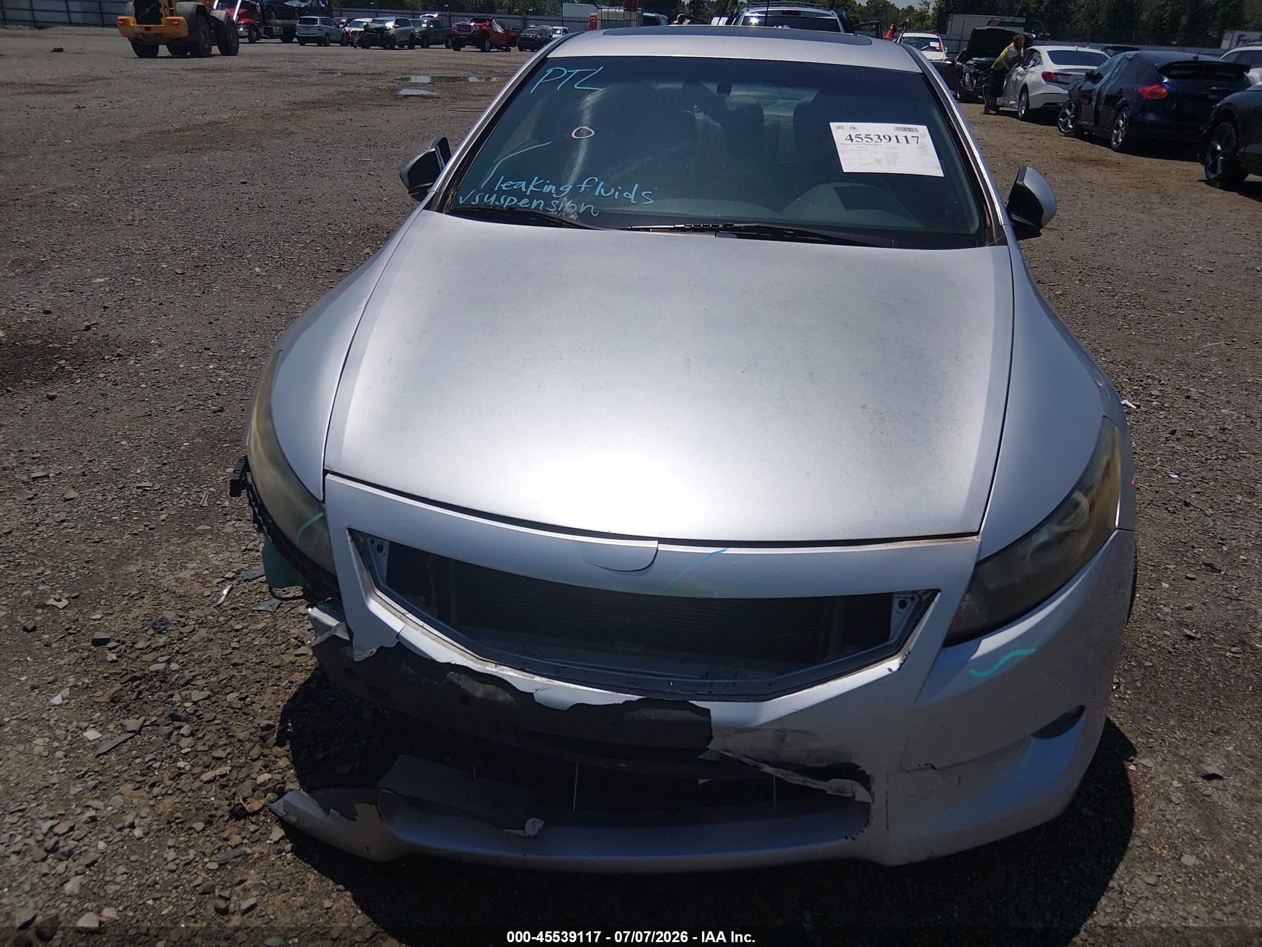 2009 Honda Accord 3.5 Ex-l Silver vin: 1HGCS22819A002581