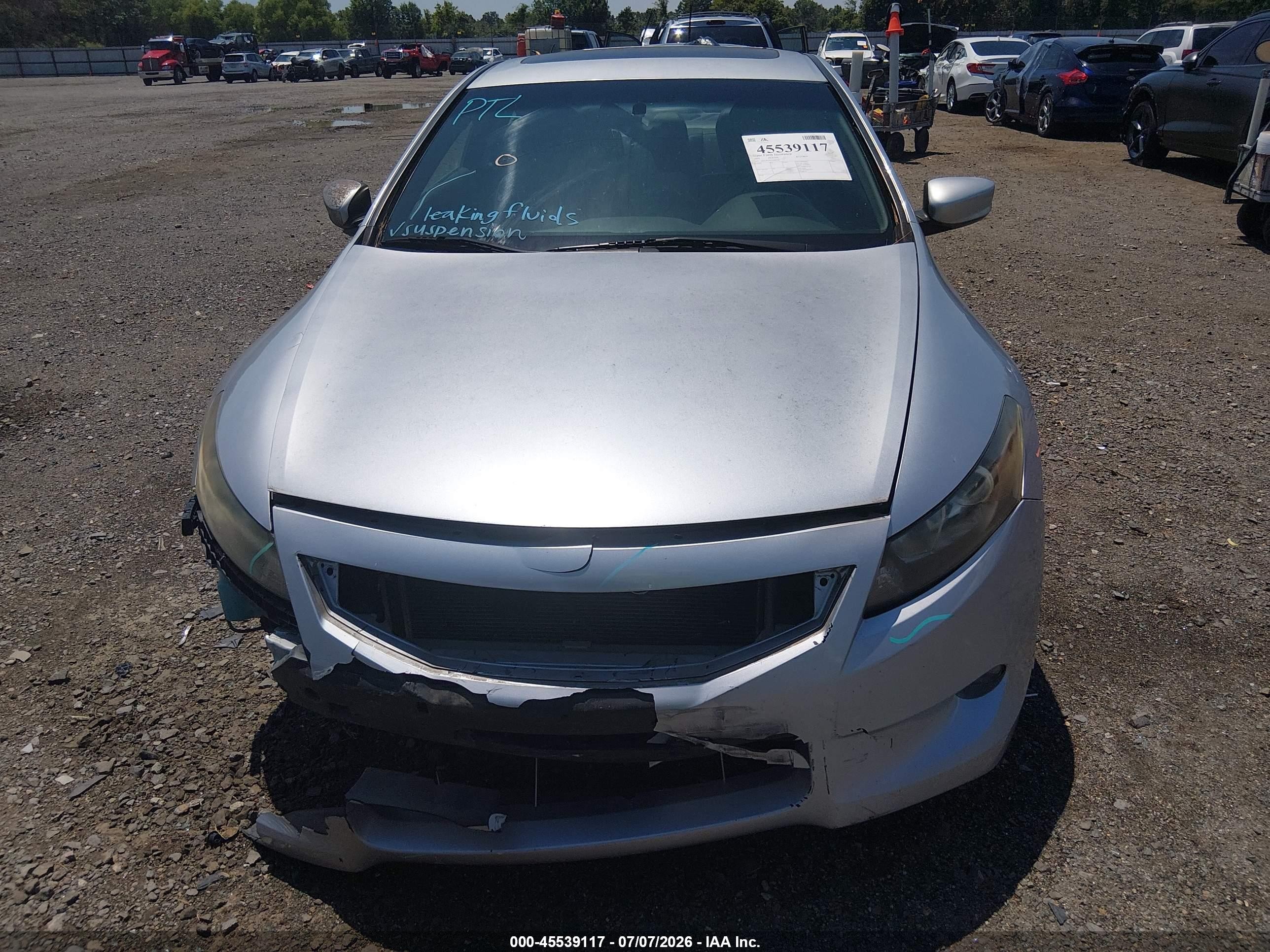 2009 Honda Accord 3.5 Ex-l Silver vin: 1HGCS22819A002581