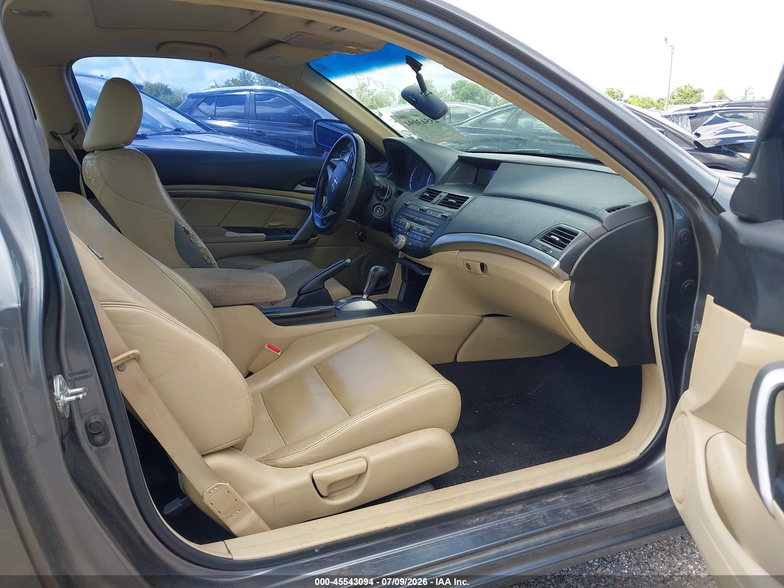 2009 Honda Accord 3.5 Ex-l Gray vin: 1HGCS22819A006274