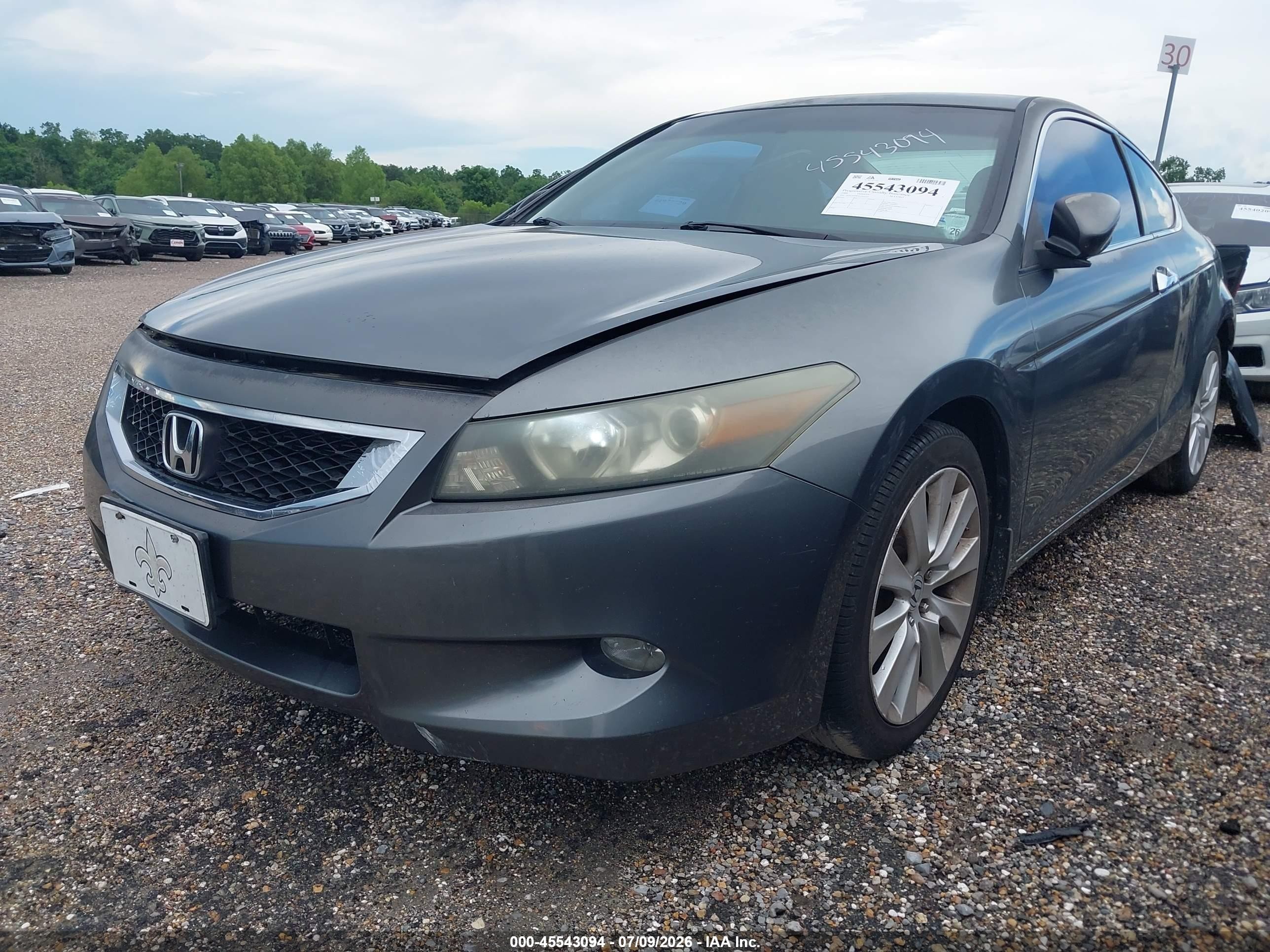 2009 Honda Accord 3.5 Ex-l Gray vin: 1HGCS22819A006274