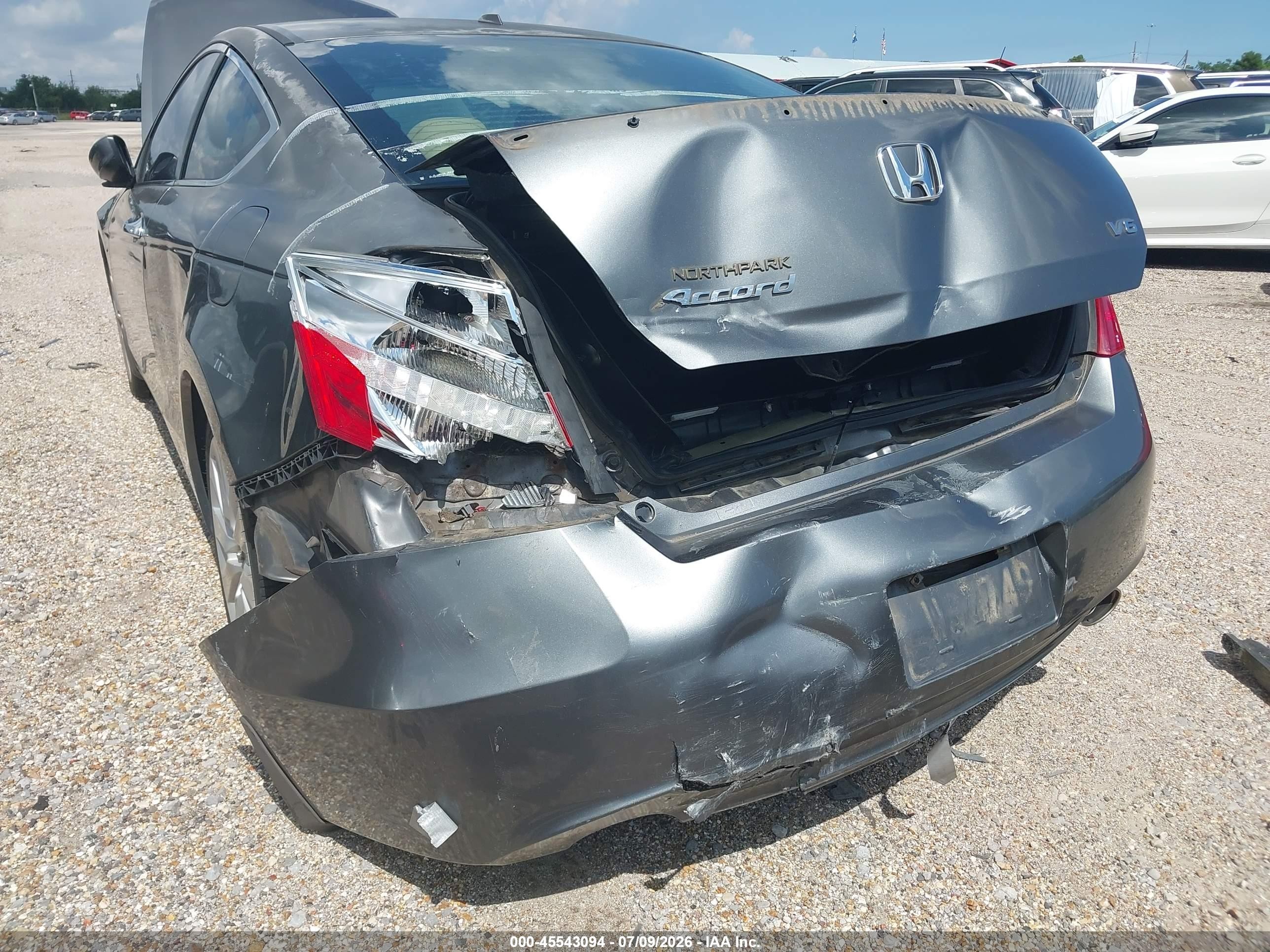 2009 Honda Accord 3.5 Ex-l Gray vin: 1HGCS22819A006274