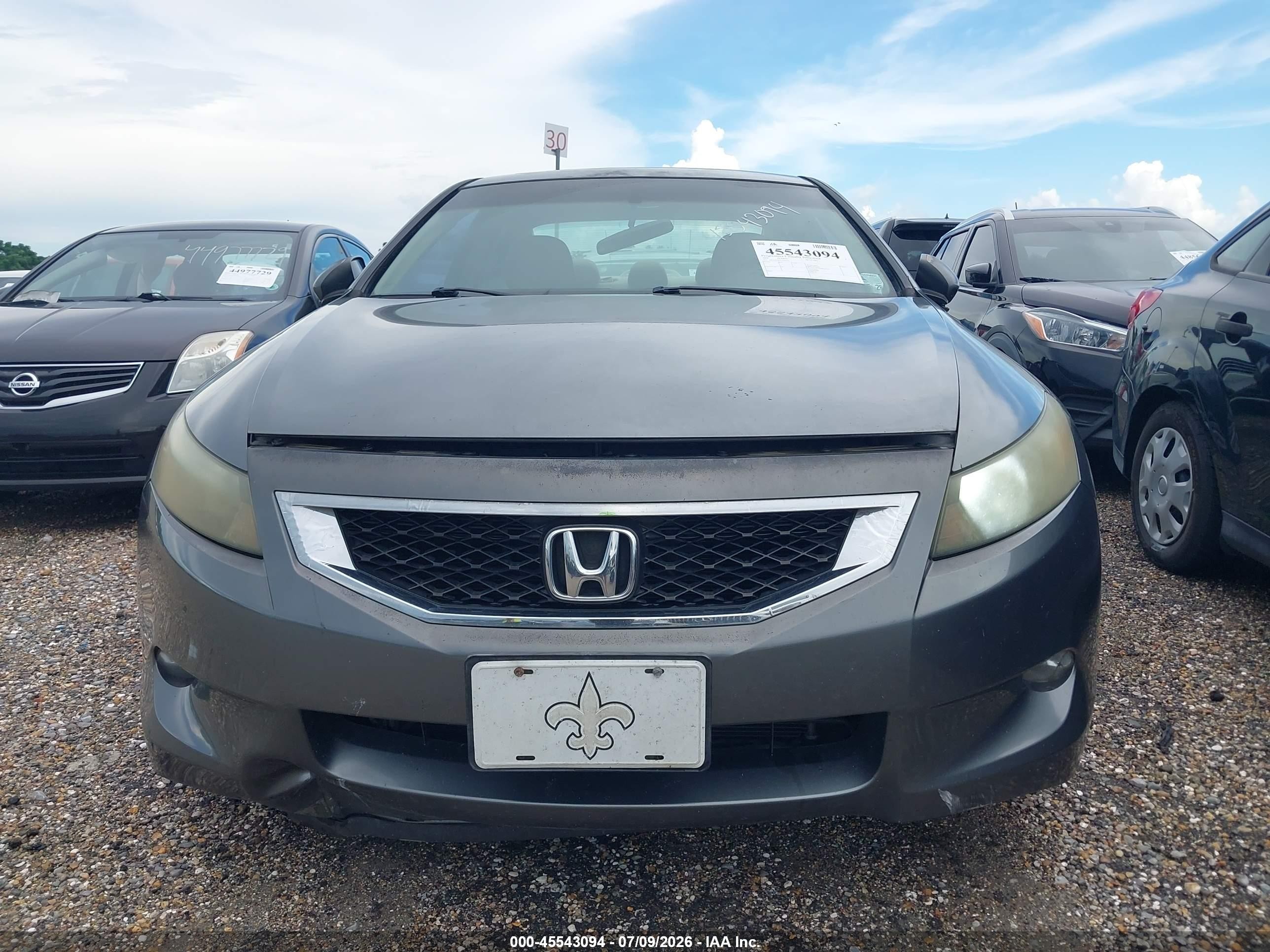 2009 Honda Accord 3.5 Ex-l Gray vin: 1HGCS22819A006274