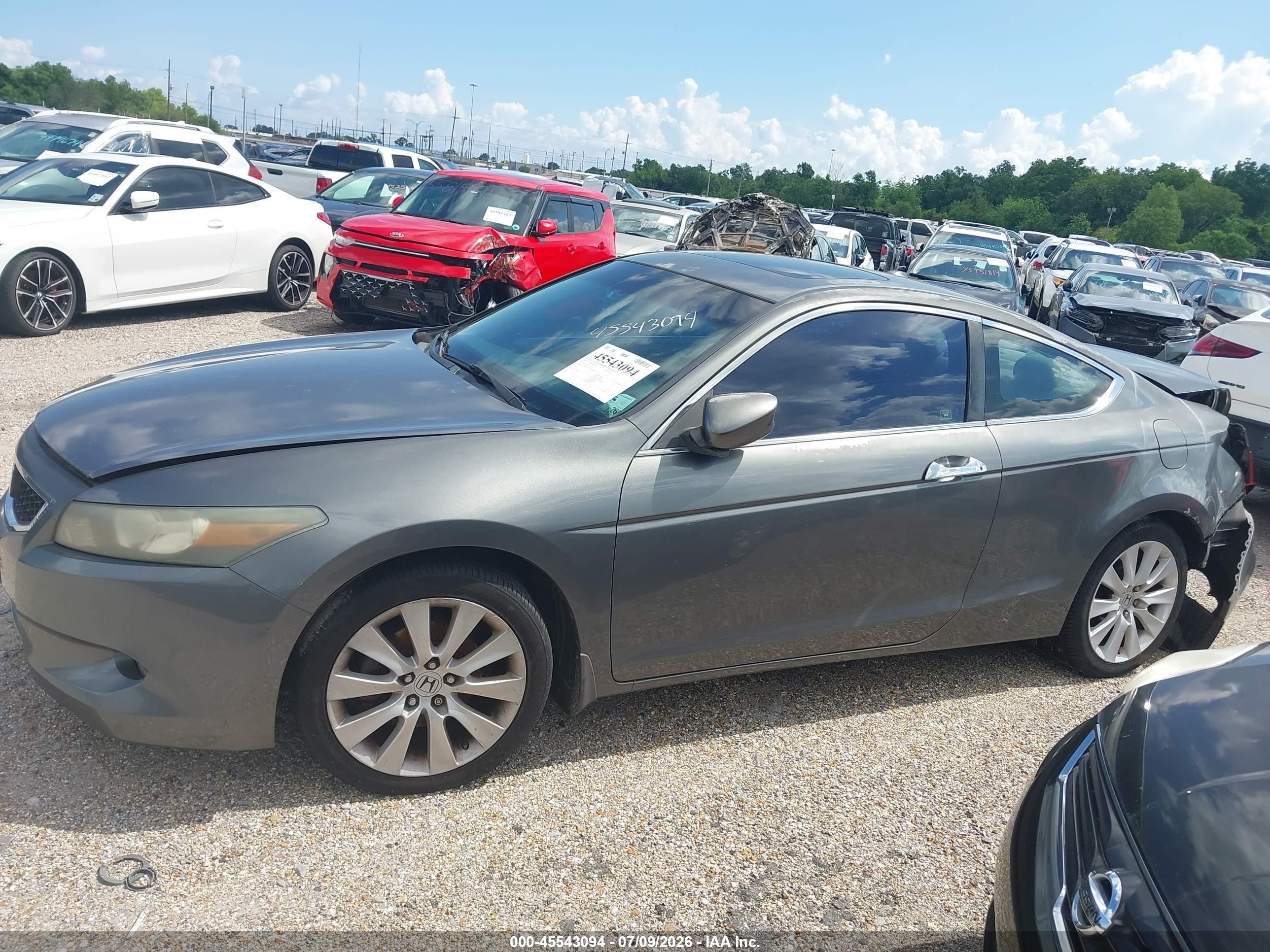 2009 Honda Accord 3.5 Ex-l Gray vin: 1HGCS22819A006274