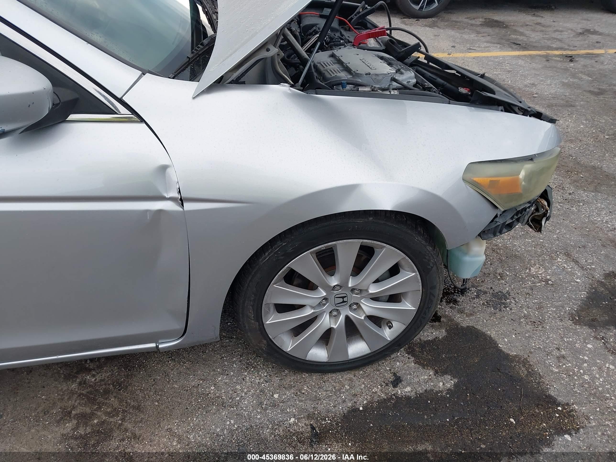 2009 Honda Accord 3.5 Ex-l Silver vin: 1HGCS22819A009272