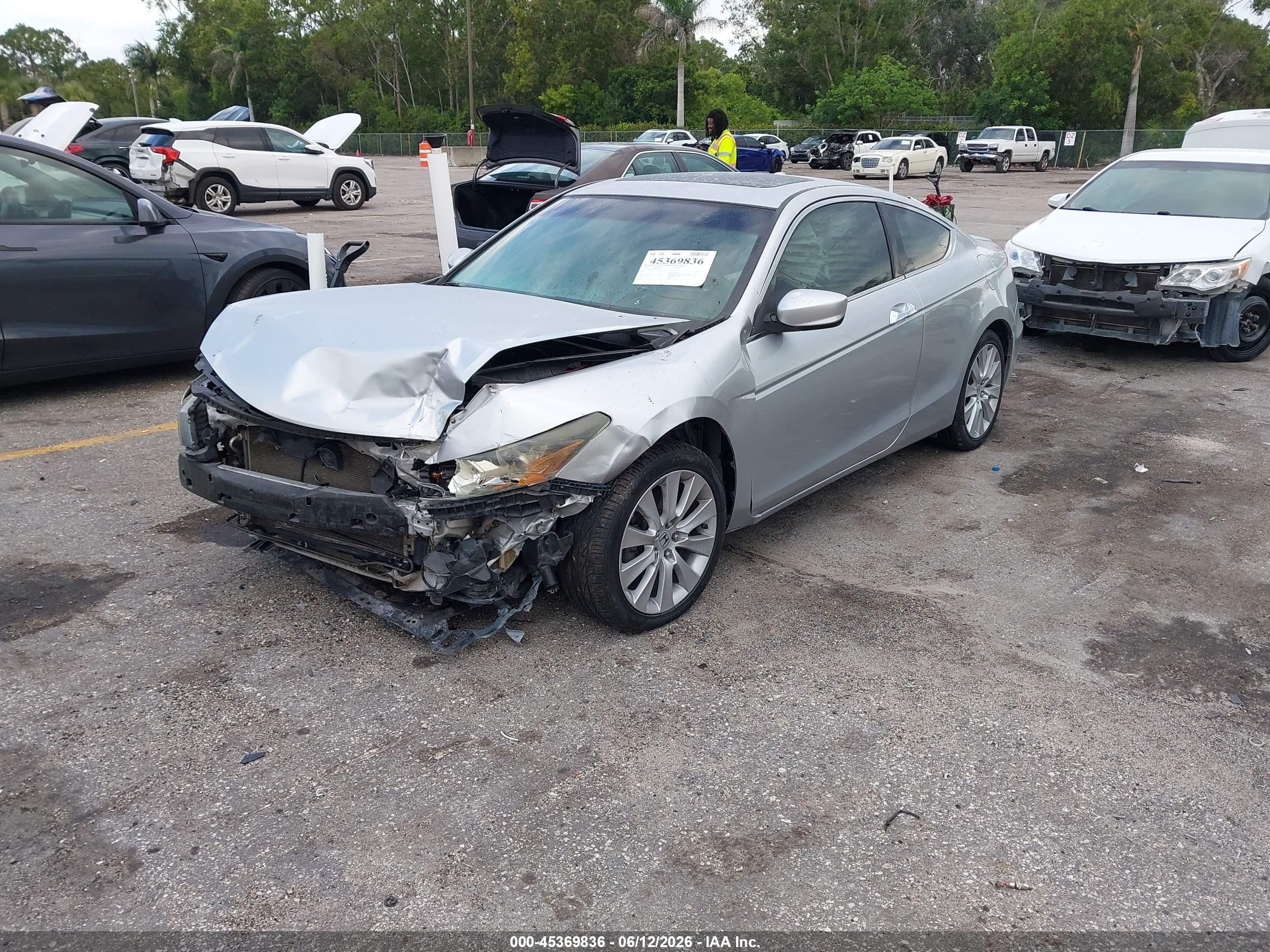 2009 Honda Accord 3.5 Ex-l Silver vin: 1HGCS22819A009272