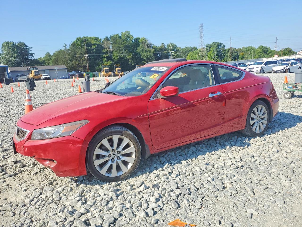 2008 Honda Accord Exl Red vin: 1HGCS22828A008212