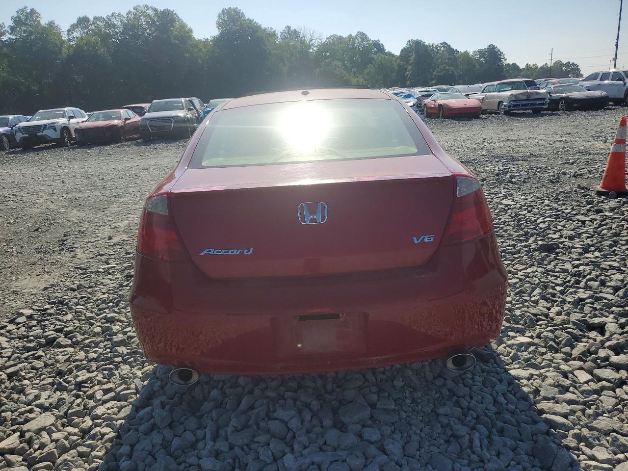 2008 Honda Accord Exl Red vin: 1HGCS22828A008212