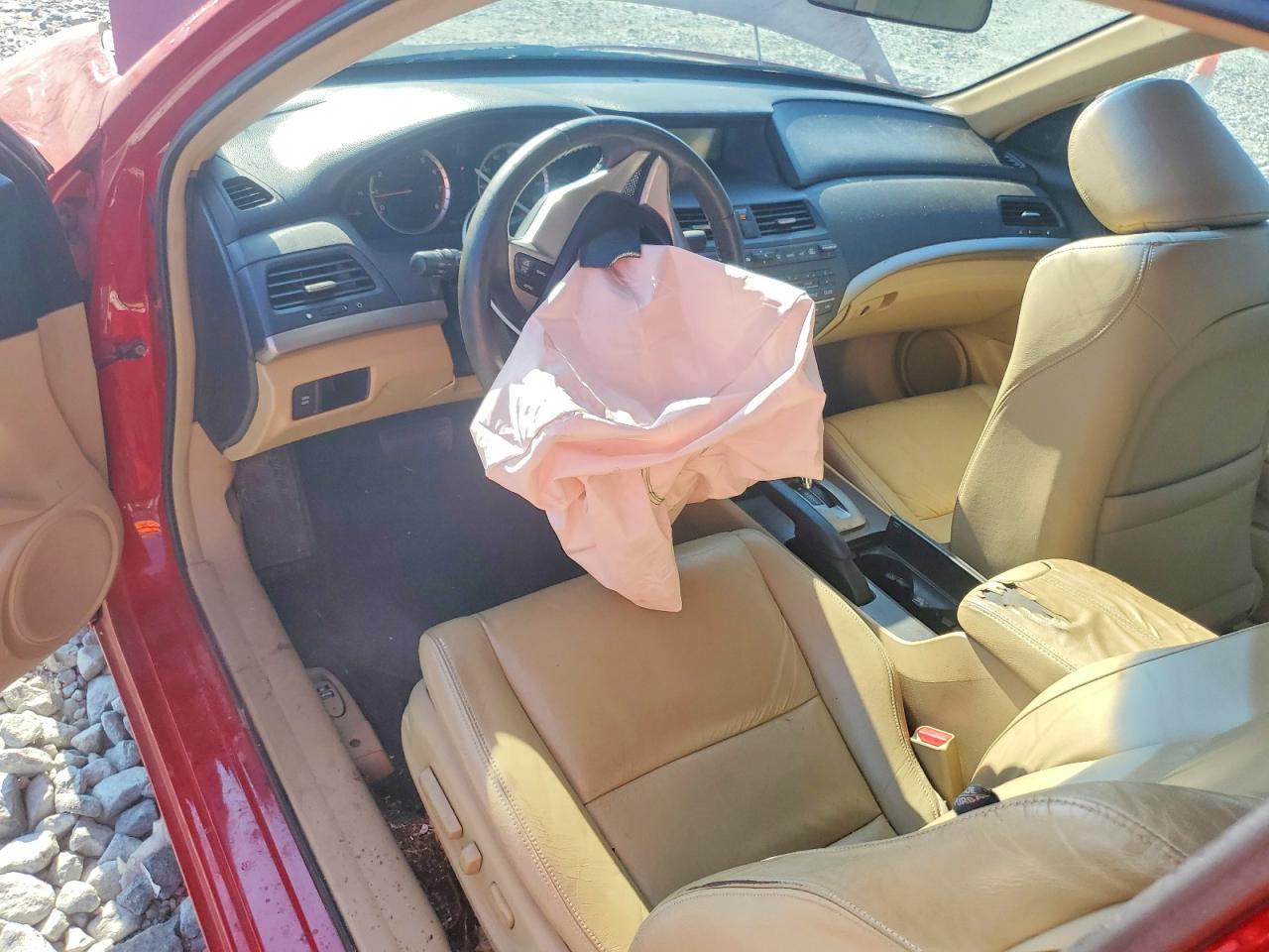 2008 Honda Accord Exl Red vin: 1HGCS22828A008212