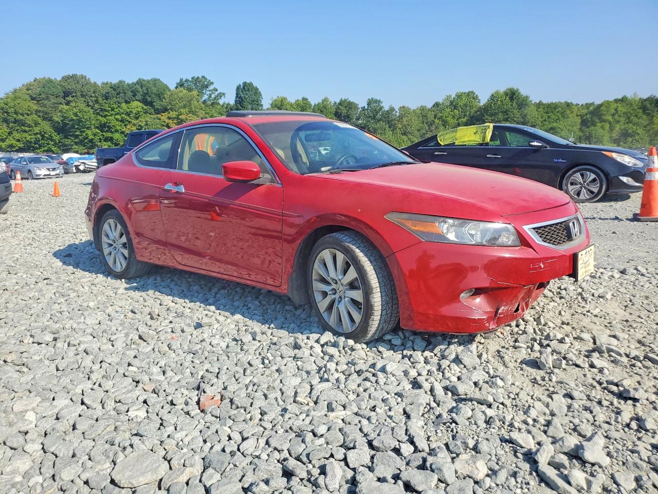2008 Honda Accord Exl Red vin: 1HGCS22828A008212