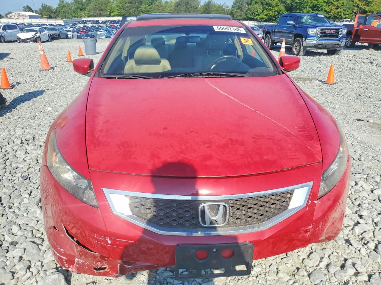 2008 Honda Accord Exl Red vin: 1HGCS22828A008212