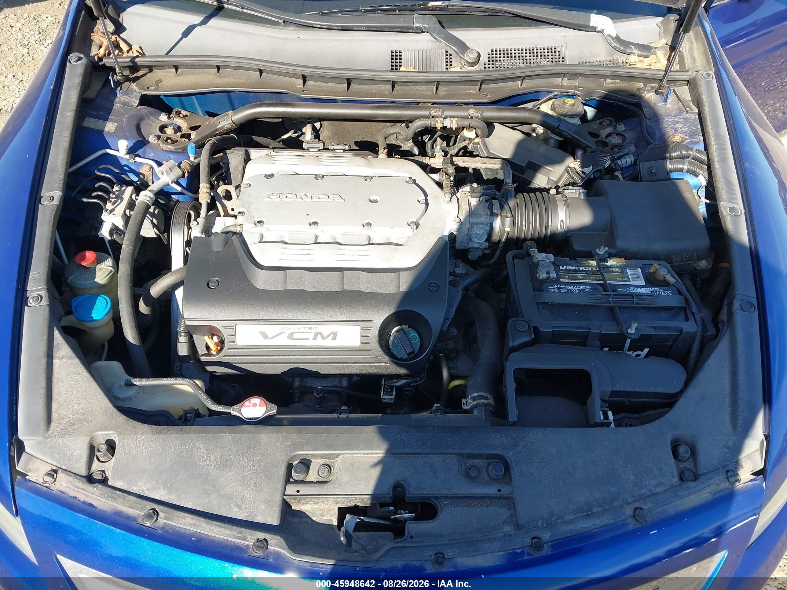 2008 Honda Accord 3.5 Ex-l Blue vin: 1HGCS22828A014754