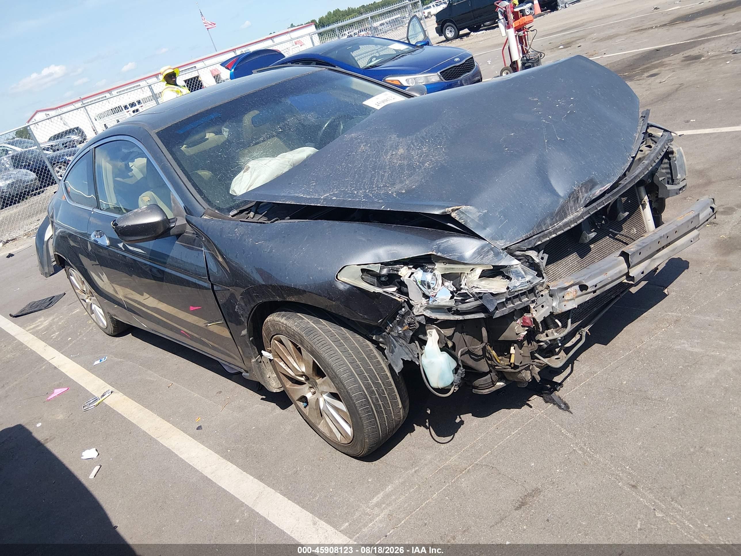 2008 Honda Accord 3.5 Ex-l Gray vin: 1HGCS22828A017525