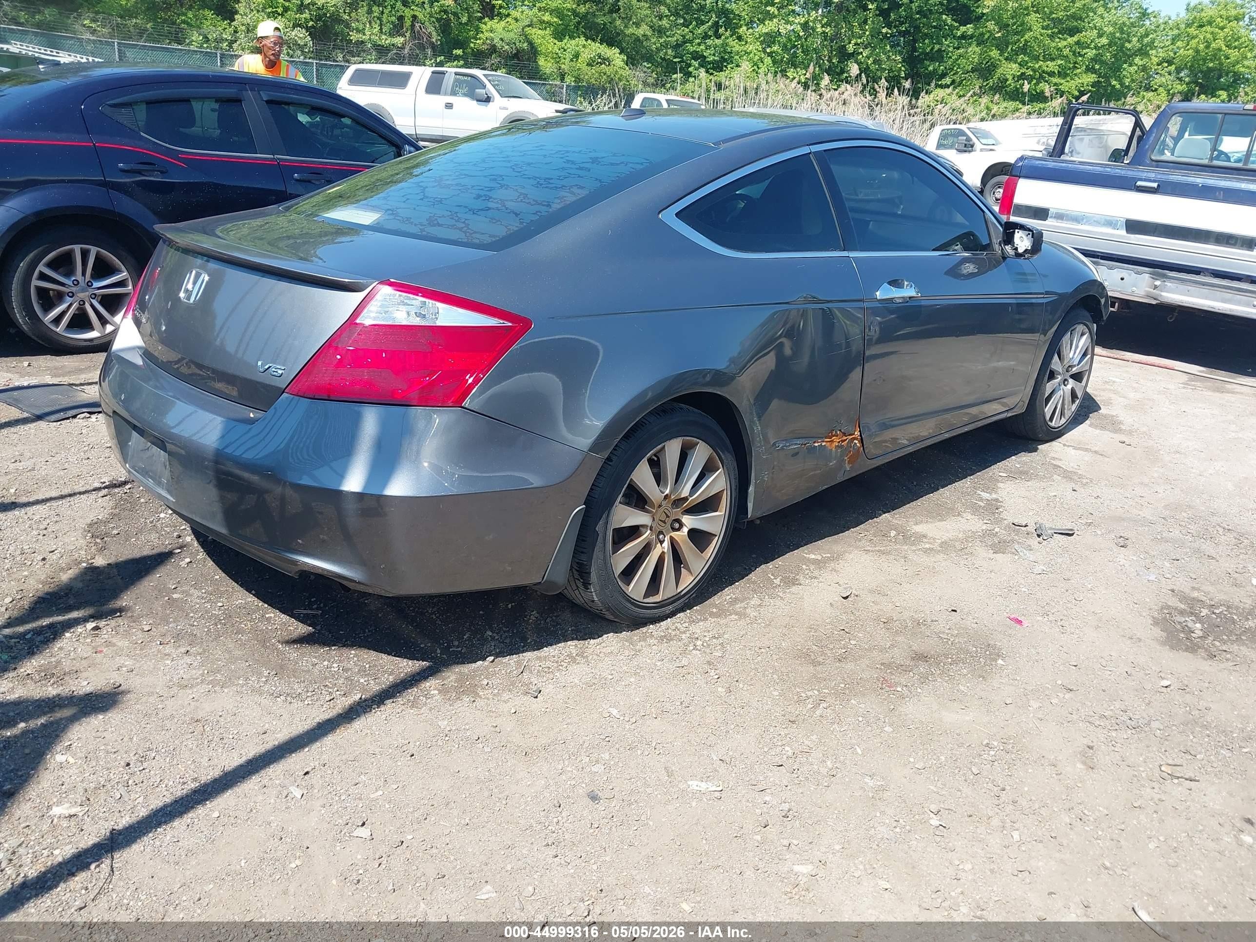 2008 Honda Accord 3.5 Ex-l Gray vin: 1HGCS22828A018142