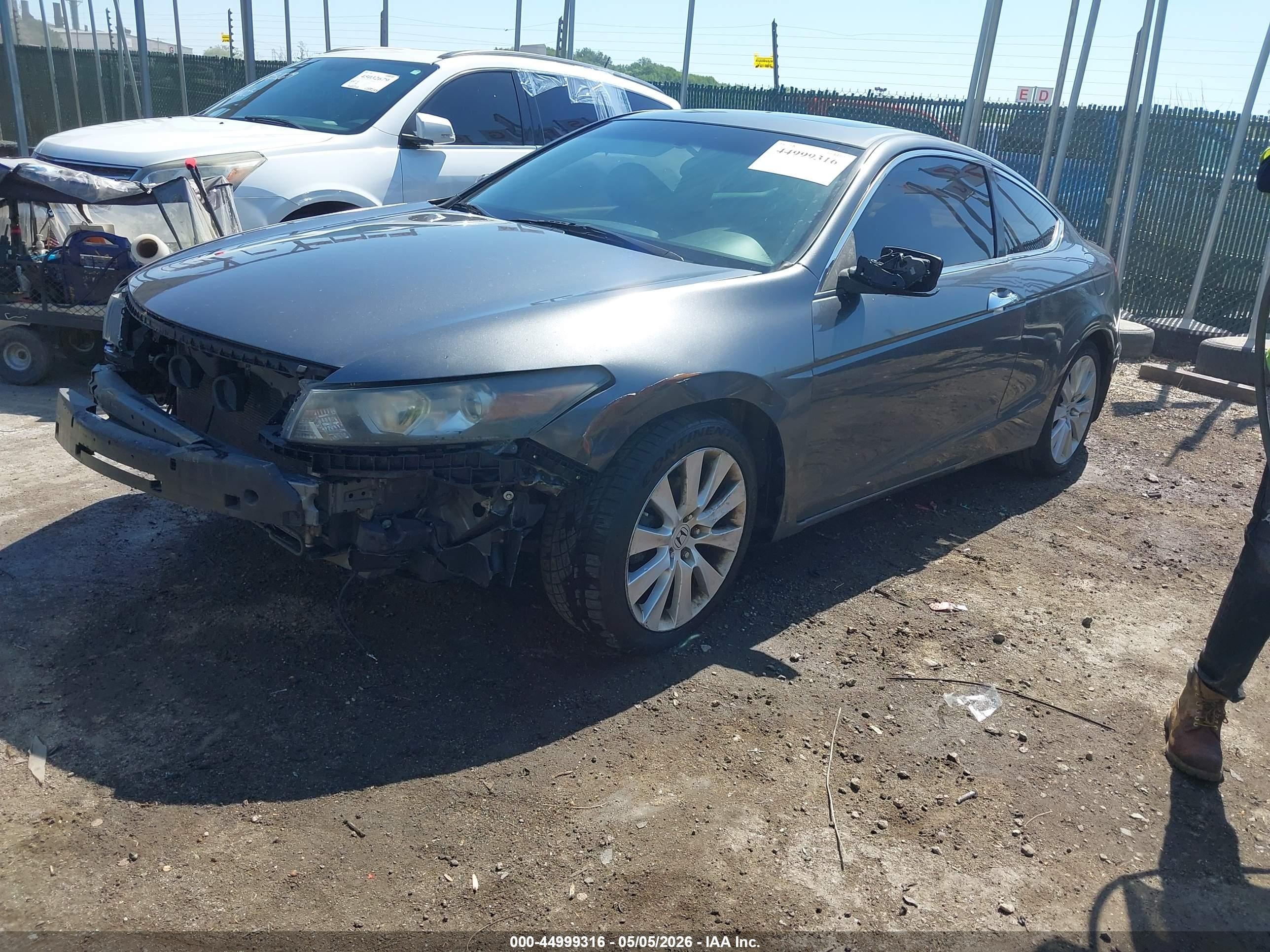 2008 Honda Accord 3.5 Ex-l Gray vin: 1HGCS22828A018142