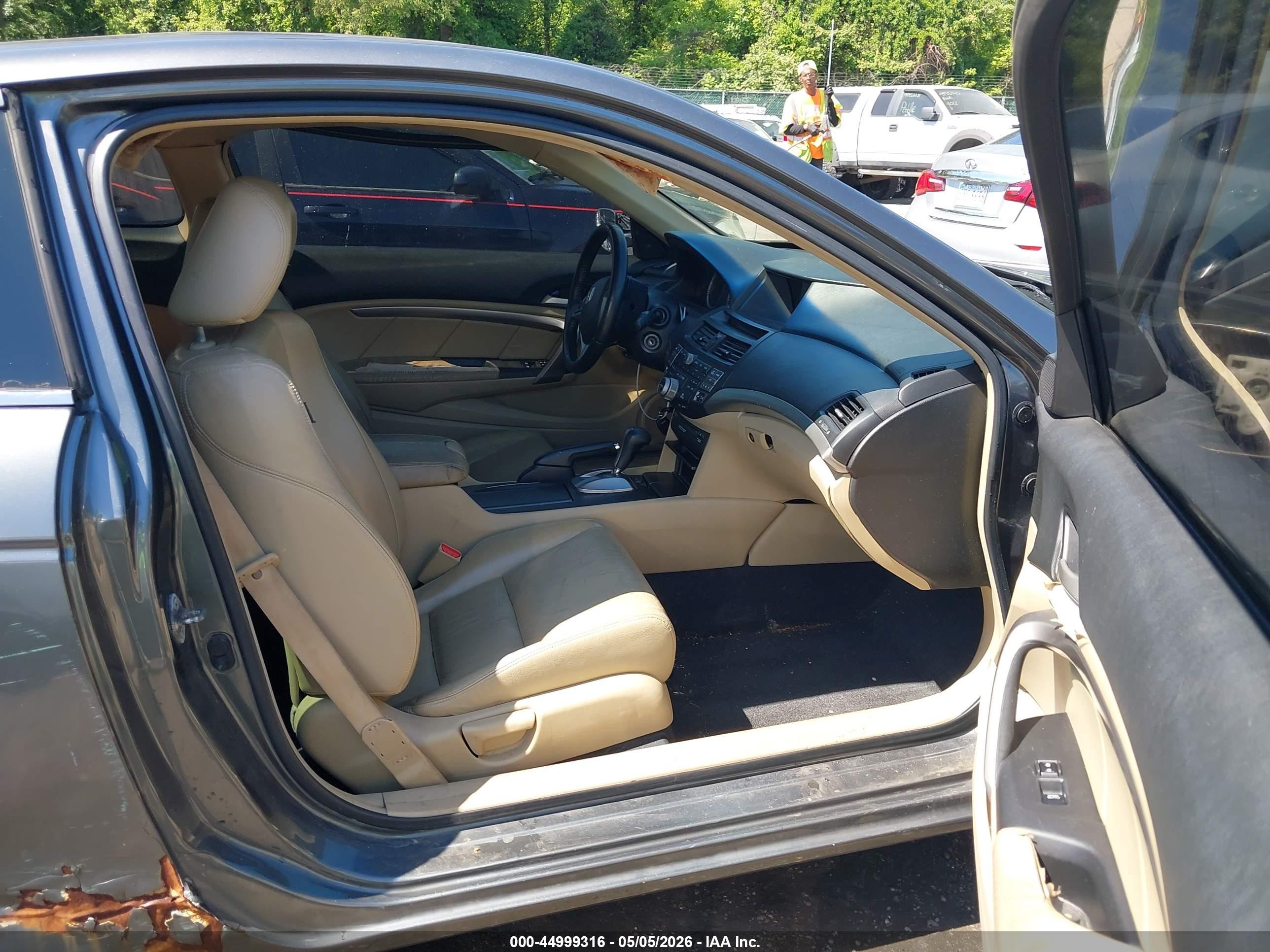 2008 Honda Accord 3.5 Ex-l Gray vin: 1HGCS22828A018142