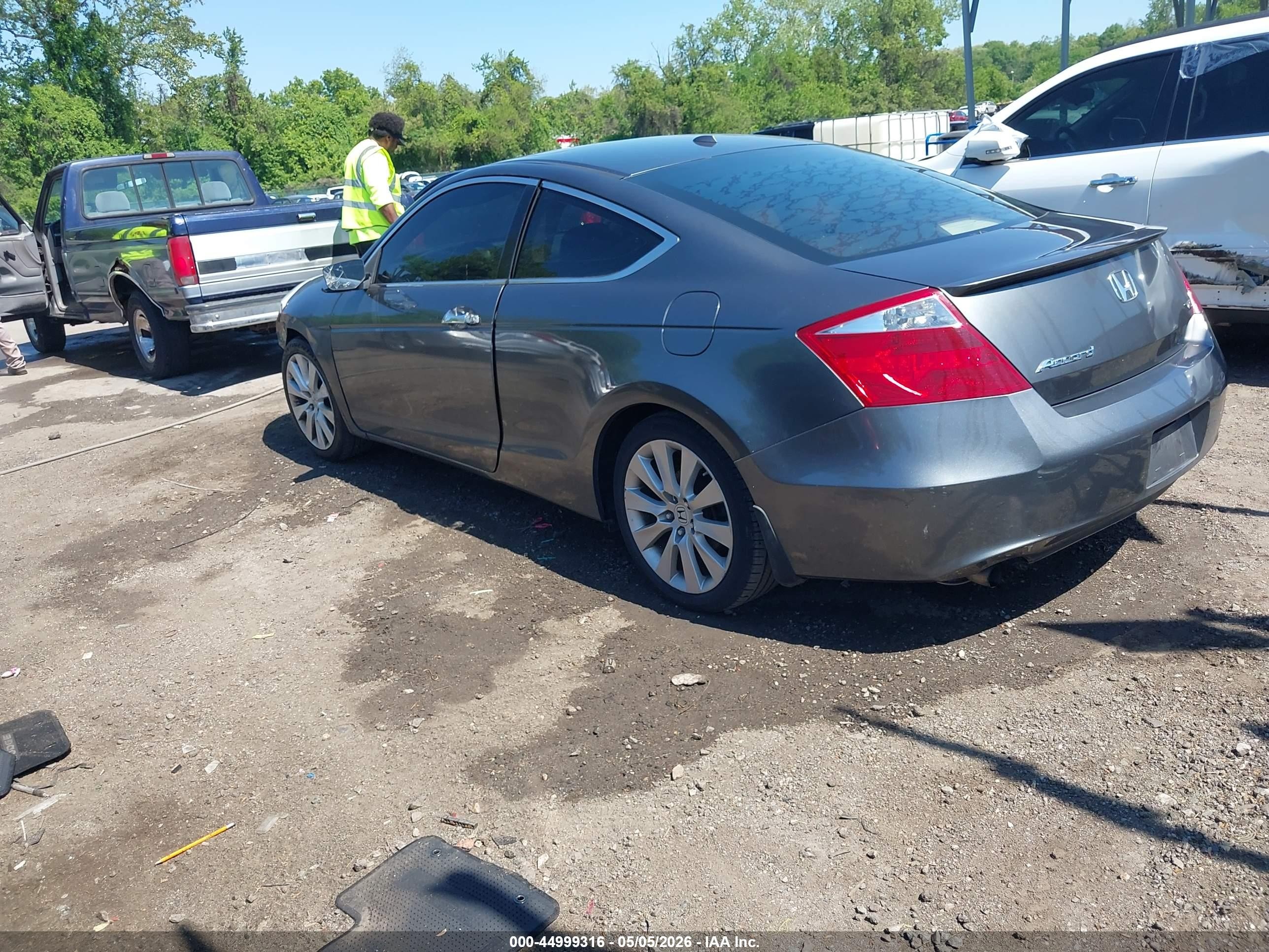 2008 Honda Accord 3.5 Ex-l Gray vin: 1HGCS22828A018142