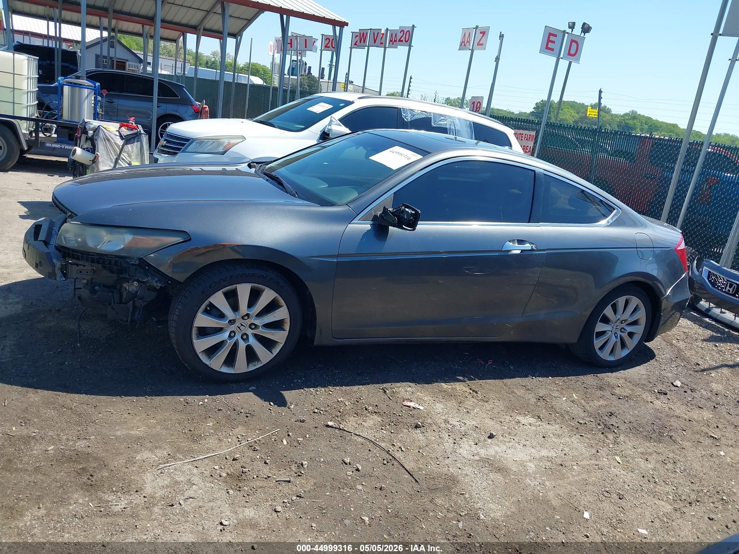 2008 Honda Accord 3.5 Ex-l Gray vin: 1HGCS22828A018142