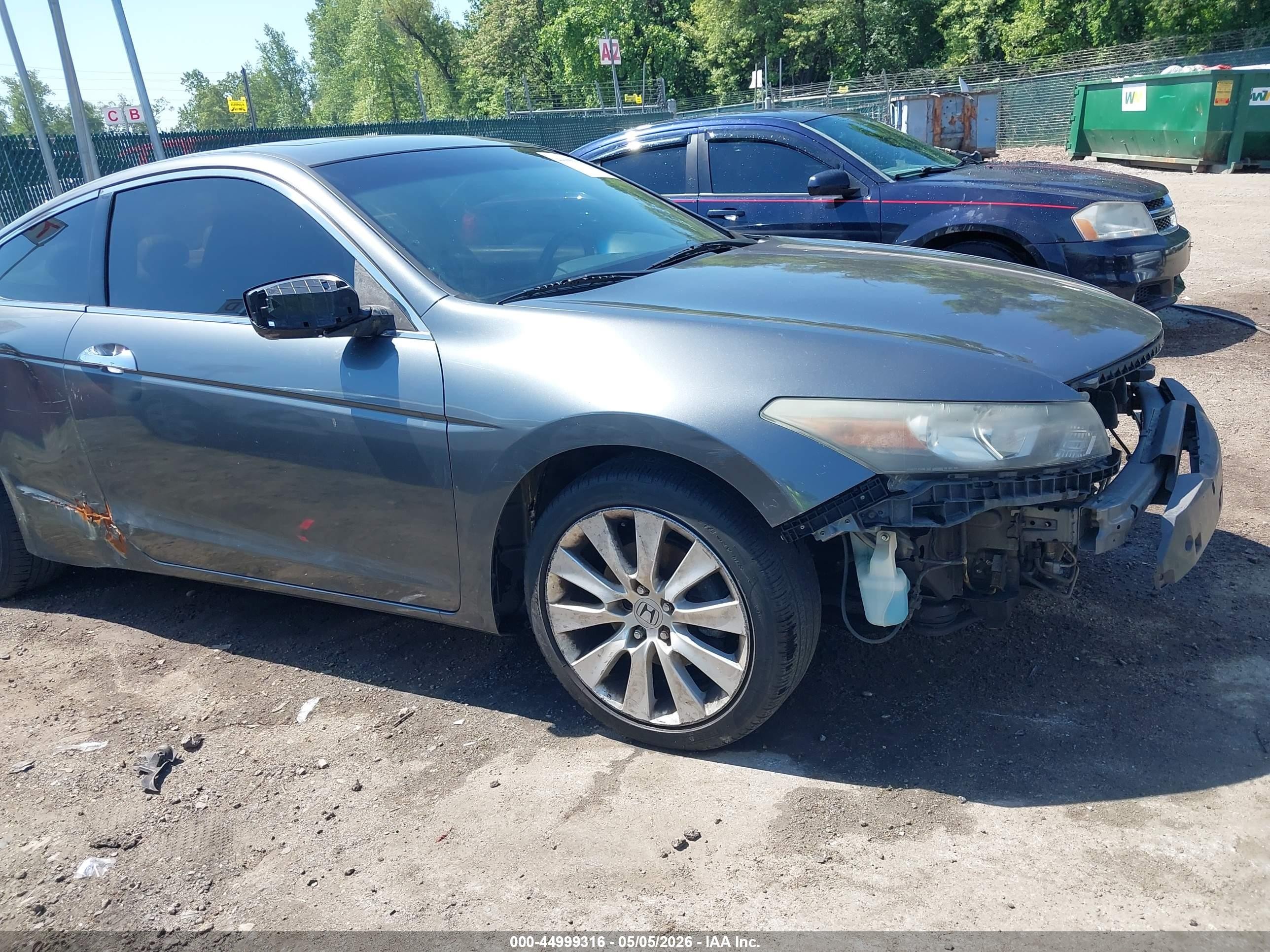 2008 Honda Accord 3.5 Ex-l Gray vin: 1HGCS22828A018142