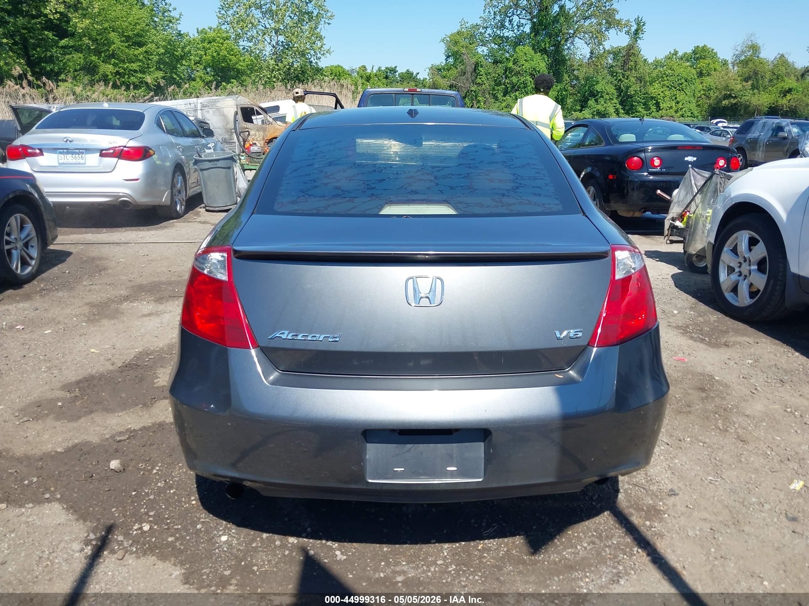 2008 Honda Accord 3.5 Ex-l Gray vin: 1HGCS22828A018142