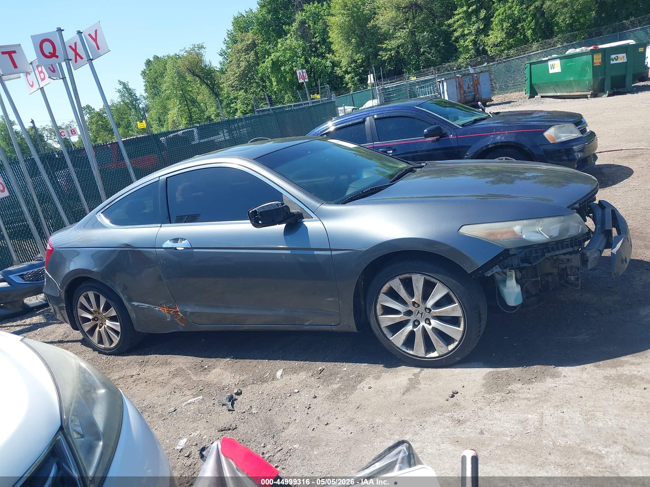 2008 Honda Accord 3.5 Ex-l Gray vin: 1HGCS22828A018142