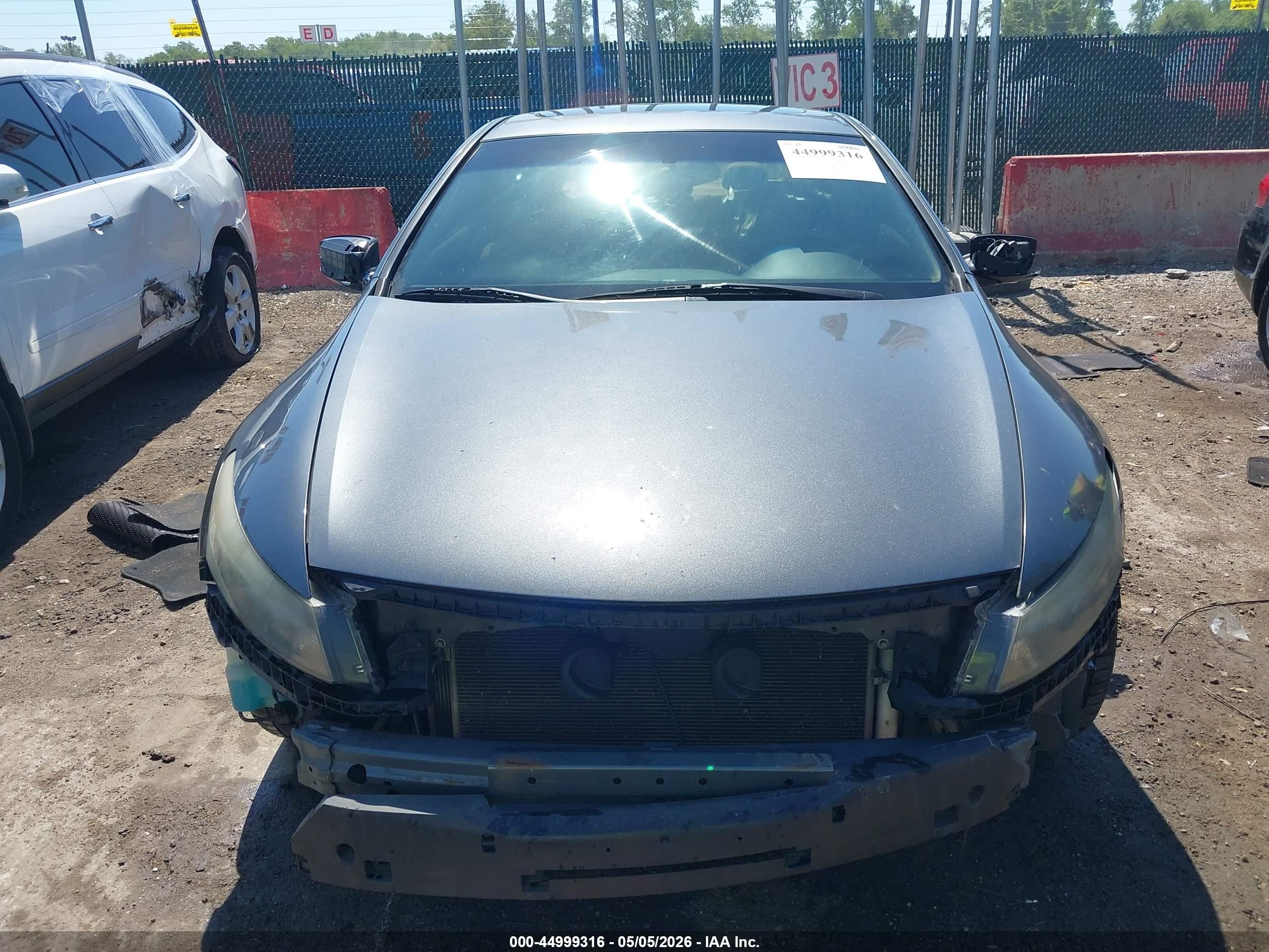 2008 Honda Accord 3.5 Ex-l Gray vin: 1HGCS22828A018142