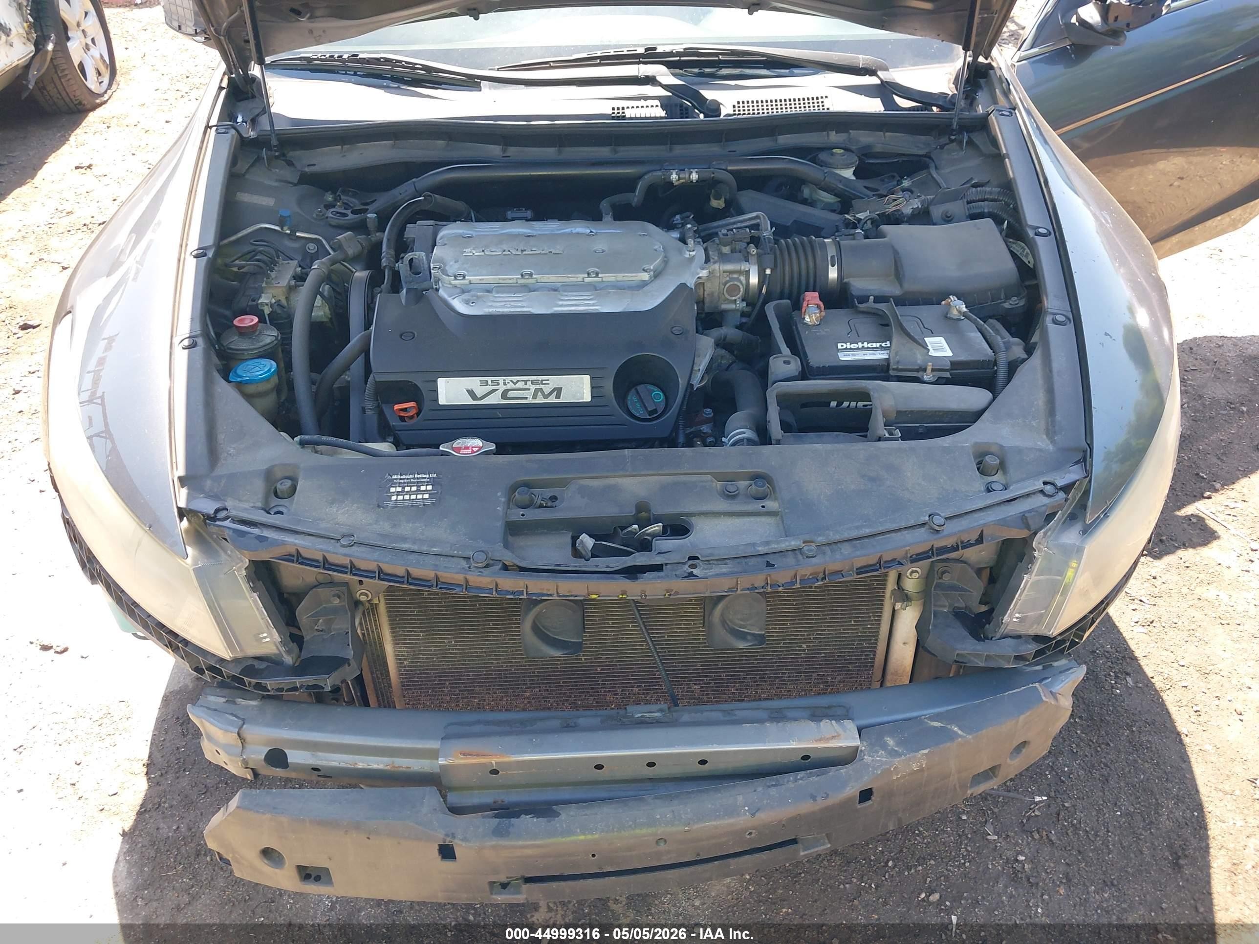 2008 Honda Accord 3.5 Ex-l Gray vin: 1HGCS22828A018142
