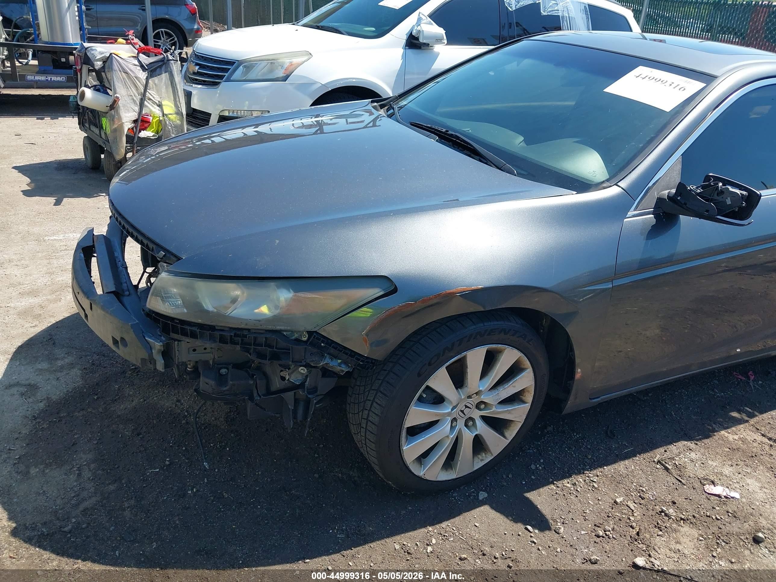 2008 Honda Accord 3.5 Ex-l Gray vin: 1HGCS22828A018142