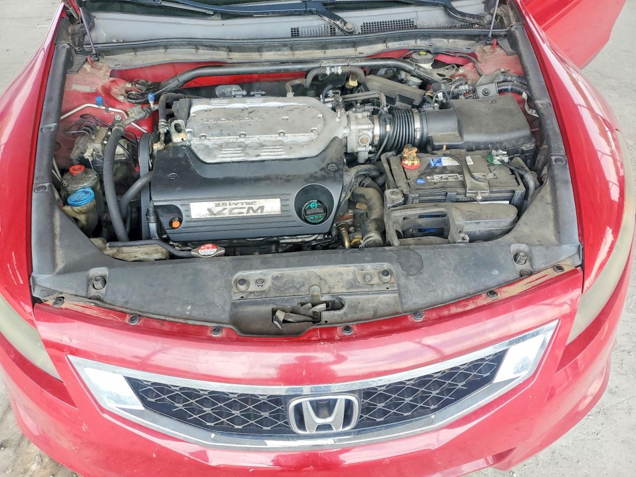 2009 Honda Accord Exl Красный vin: 1HGCS22829A002086