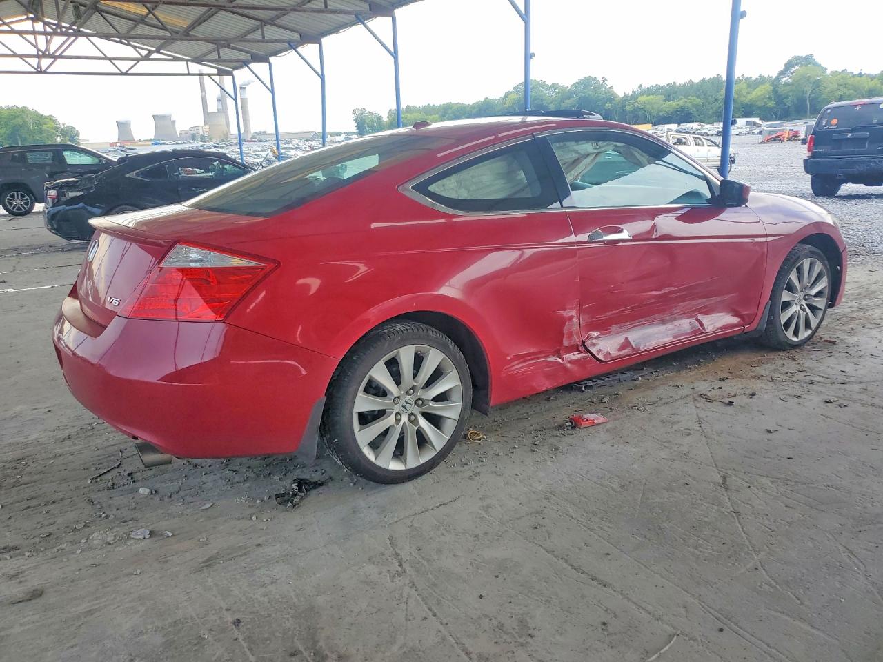 2009 Honda Accord Exl Красный vin: 1HGCS22829A002086