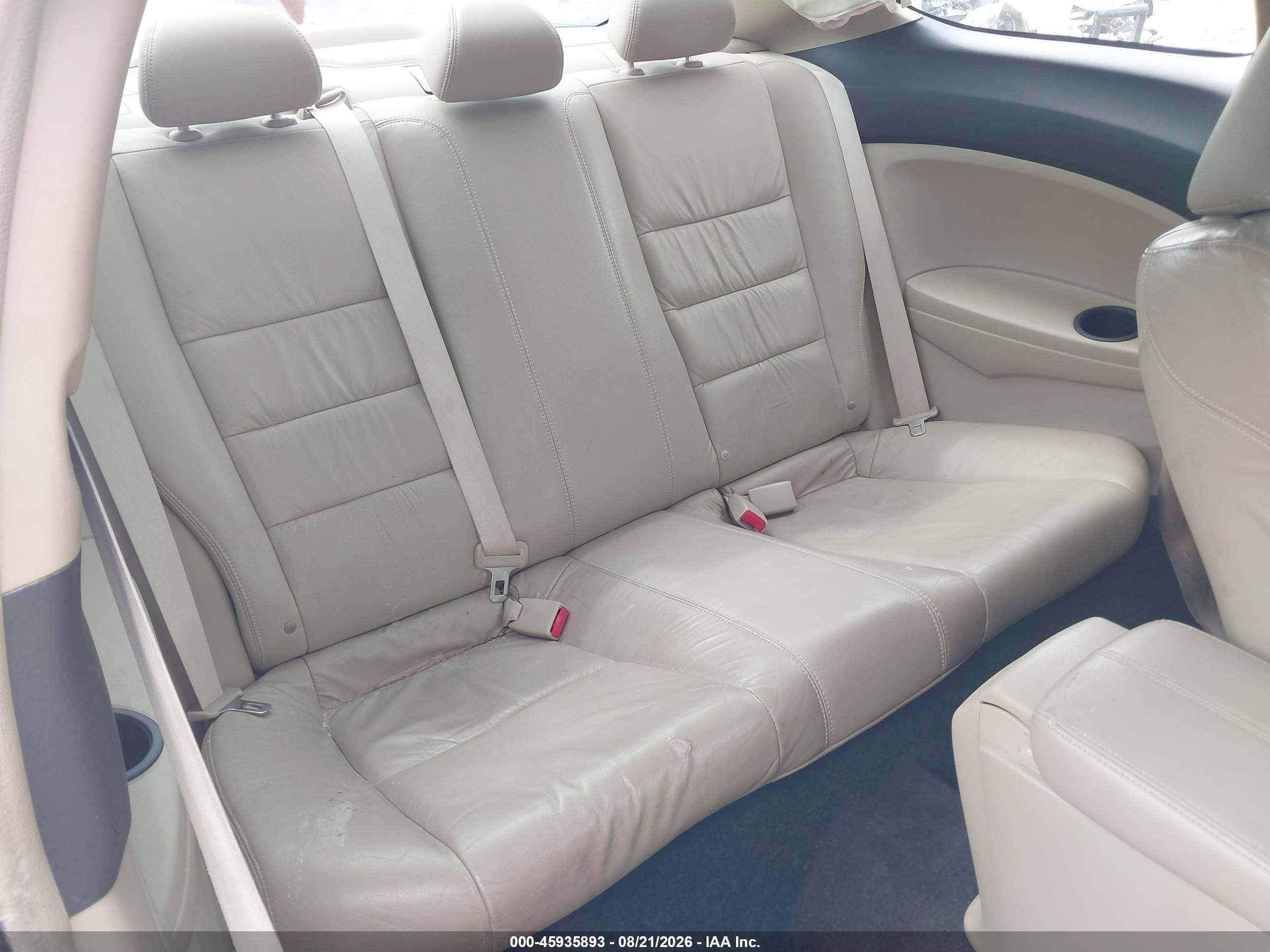 2009 Honda Accord Exl Белый vin: 1HGCS22829A003562