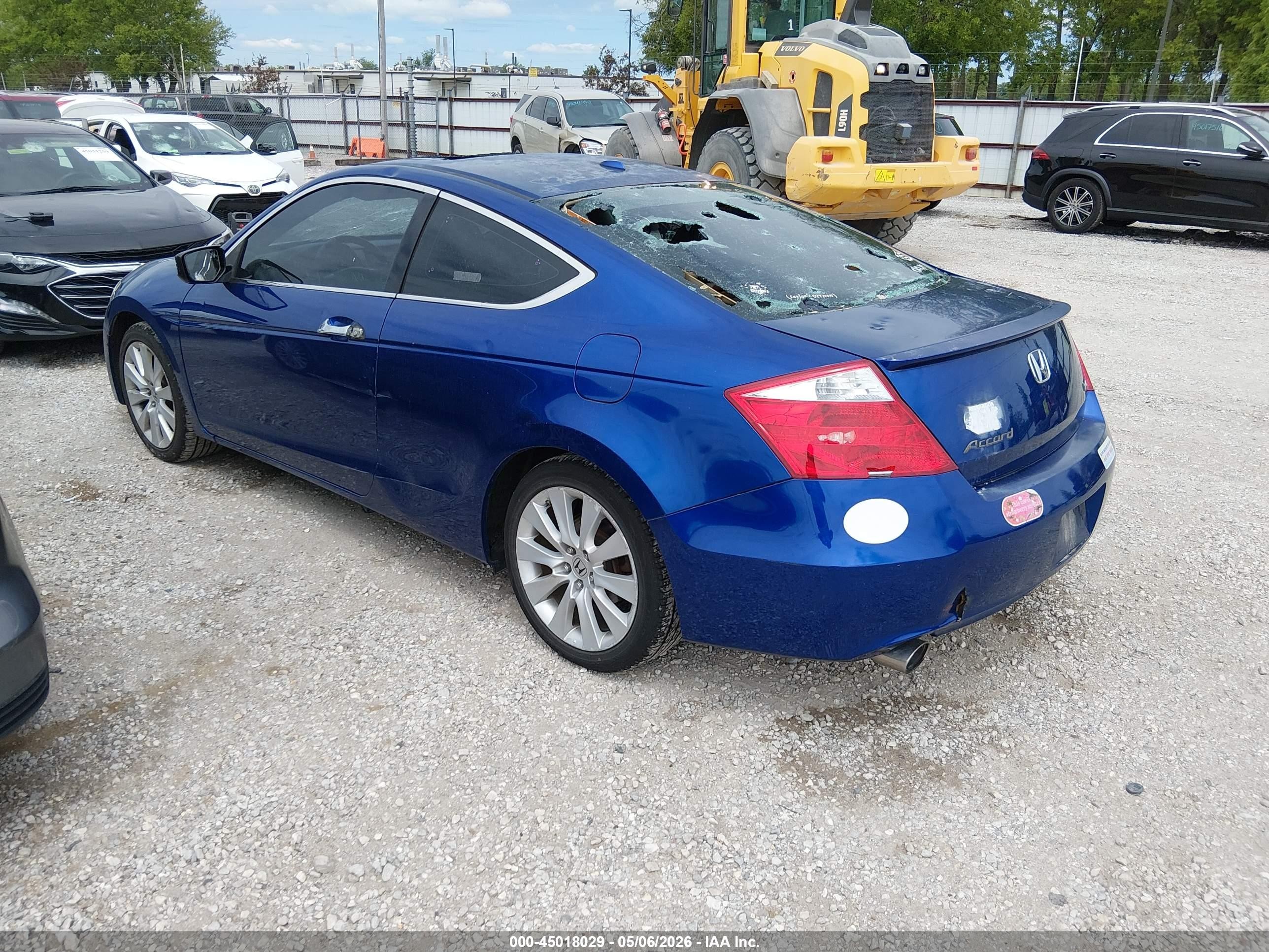 2009 Honda Accord 3.5 Ex-l Blue vin: 1HGCS22829A006221