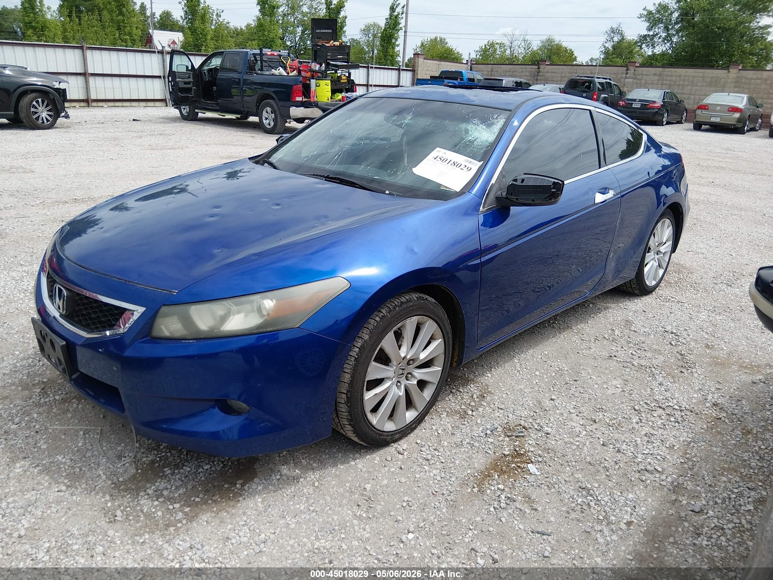 2009 Honda Accord 3.5 Ex-l Blue vin: 1HGCS22829A006221