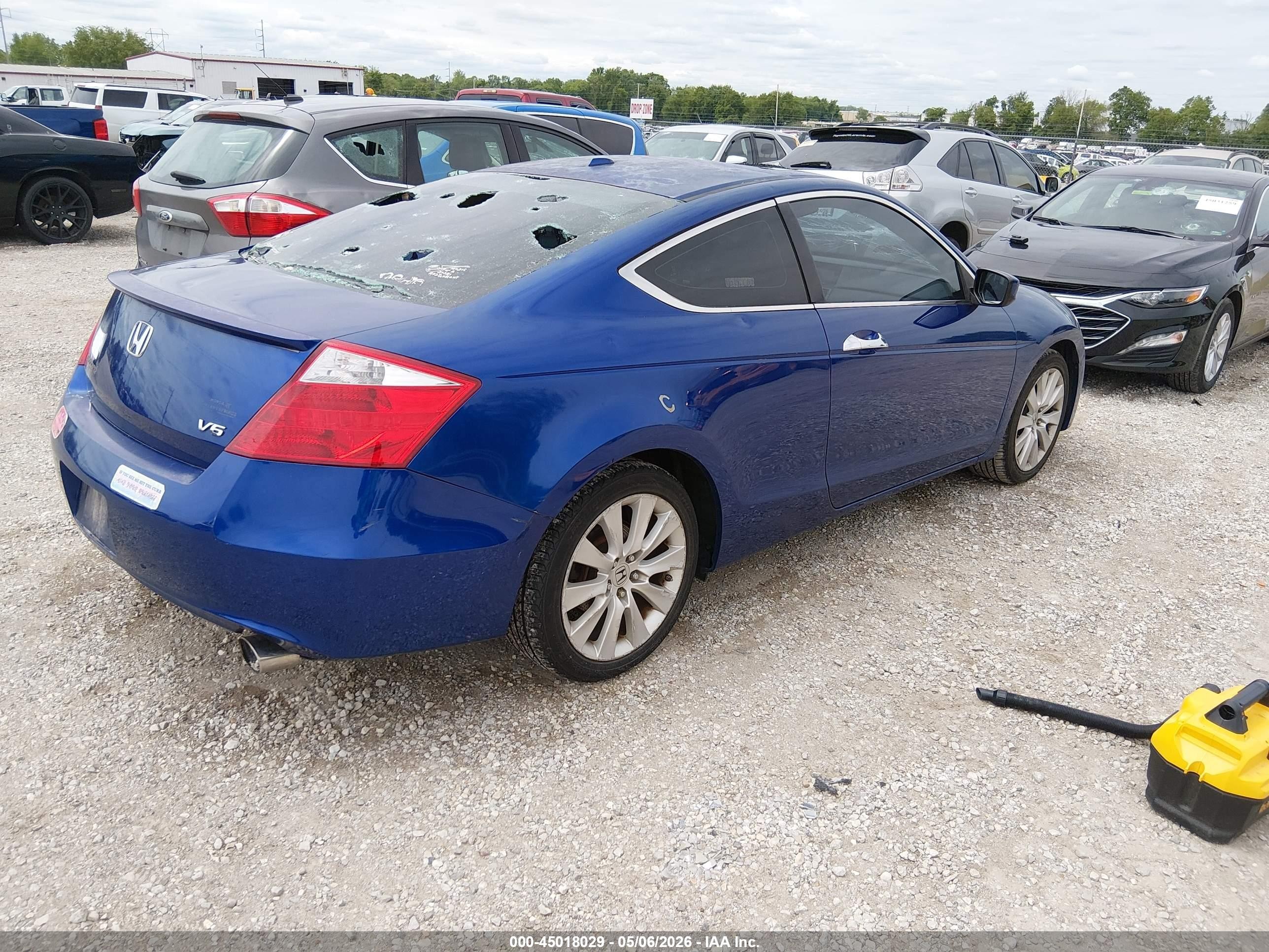2009 Honda Accord 3.5 Ex-l Blue vin: 1HGCS22829A006221