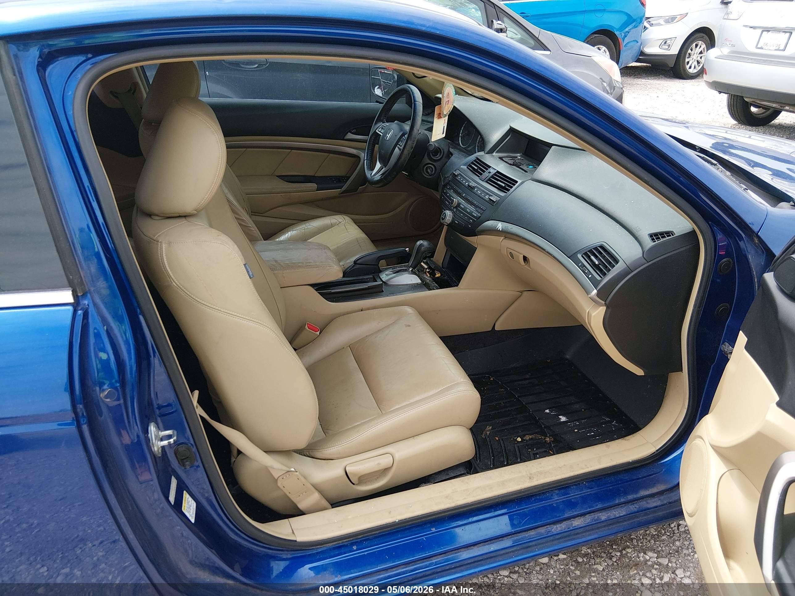 2009 Honda Accord 3.5 Ex-l Blue vin: 1HGCS22829A006221