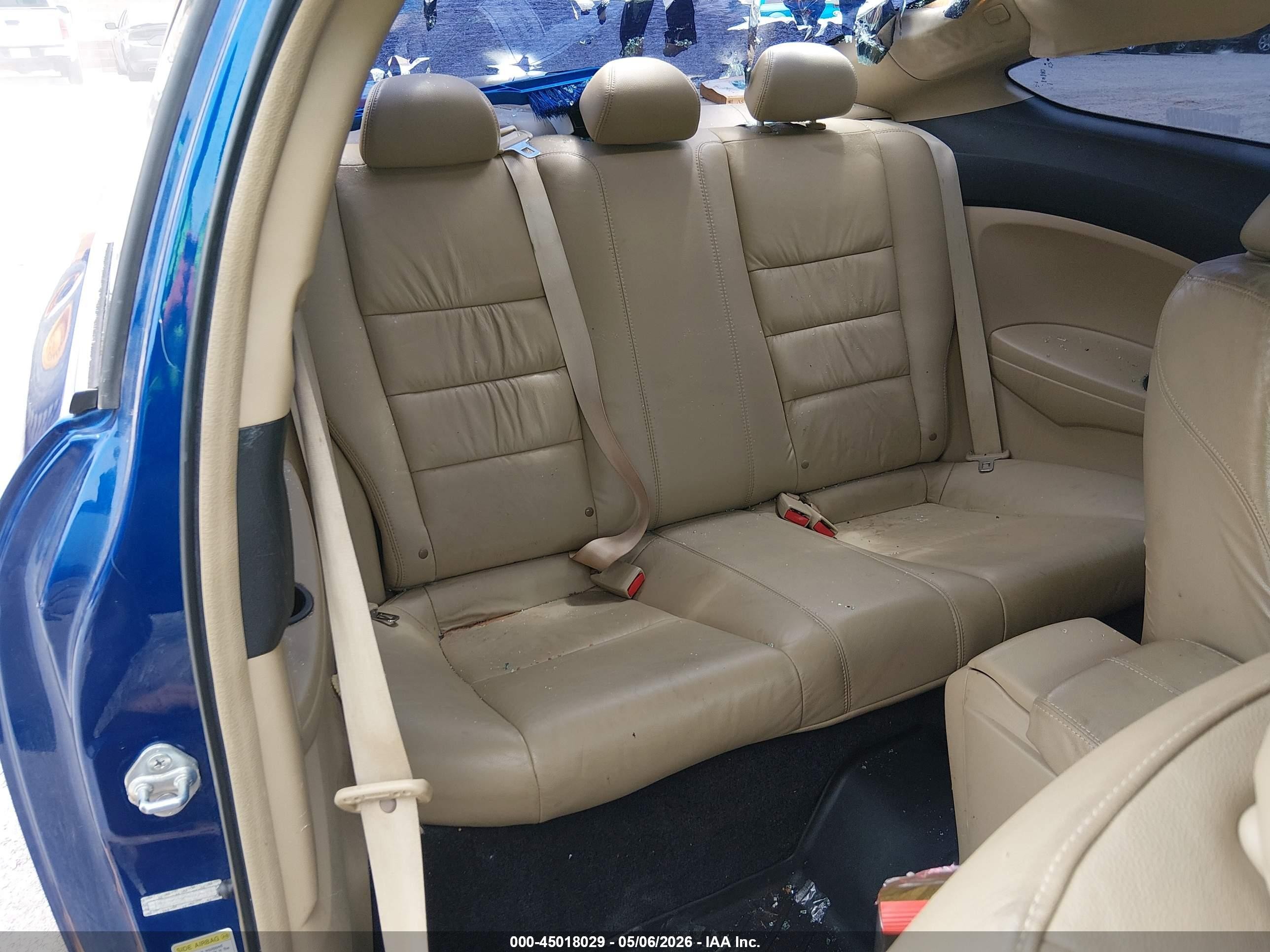 2009 Honda Accord 3.5 Ex-l Blue vin: 1HGCS22829A006221